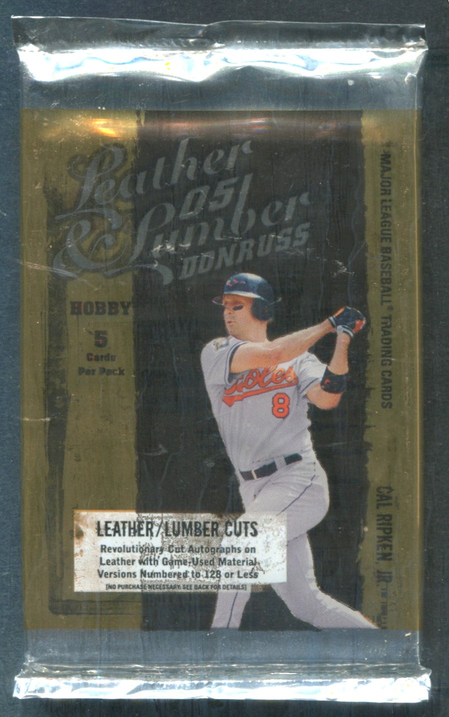 2005 Donruss Leather & Lumber Baseball Unopened Pack (Hobby) (5)