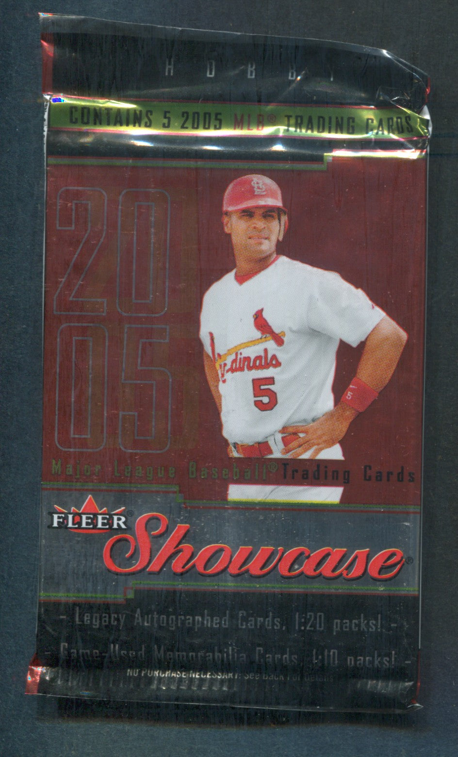 2005 Fleer Showcase Baseball Unopened Pack (Hobby) (5)