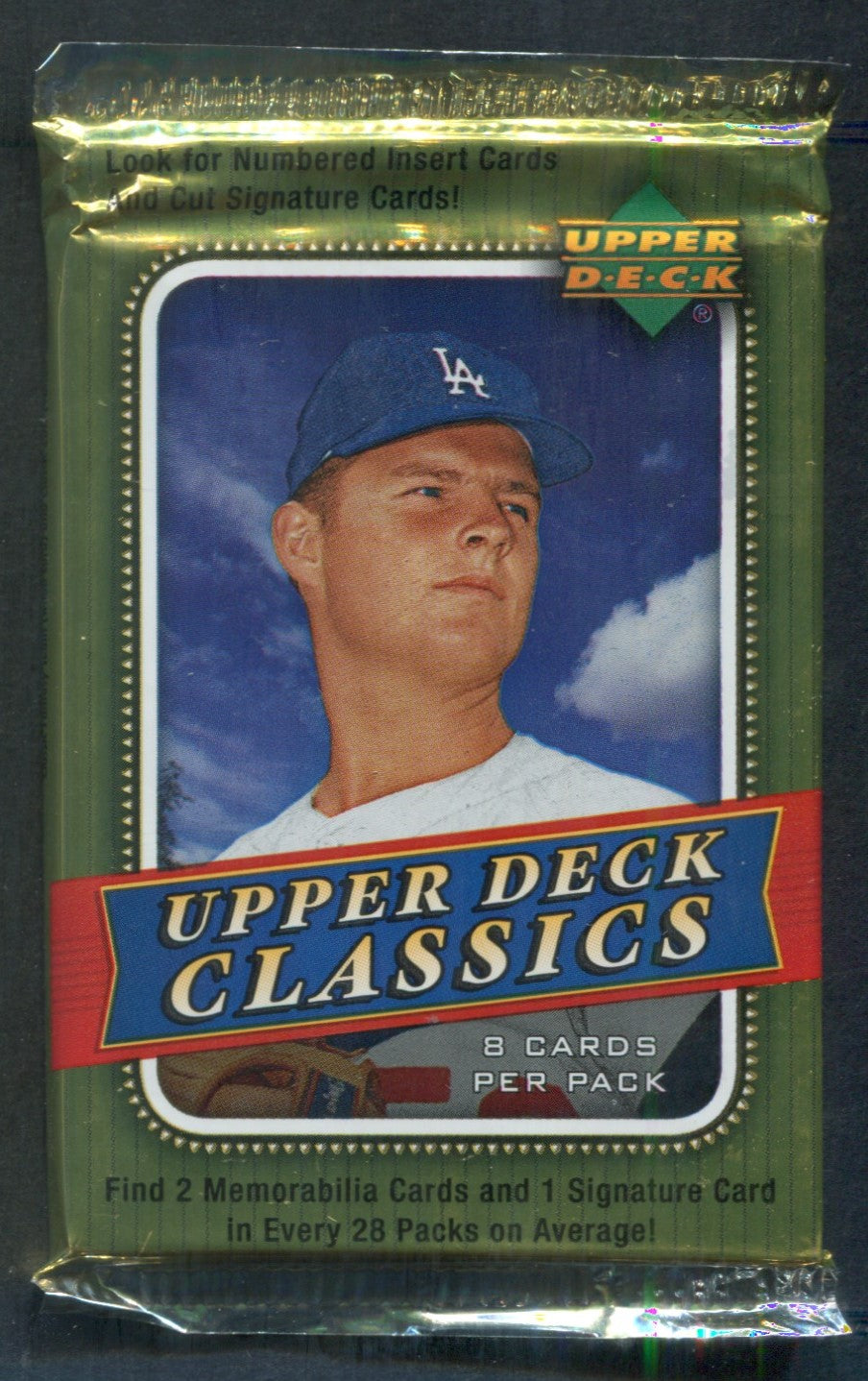 2005 Upper Deck Classics Baseball Unopened Pack (8)