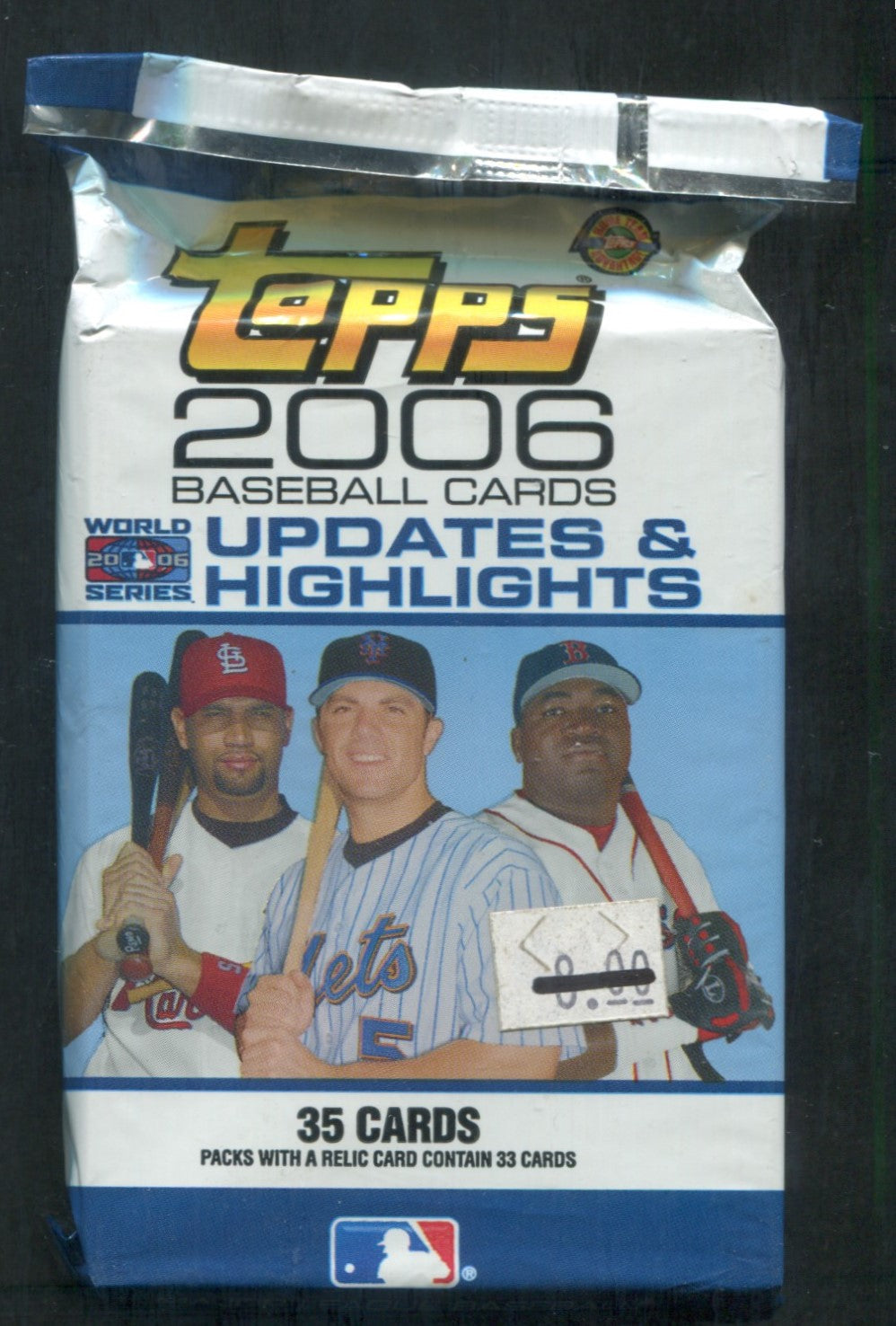2006 Topps Baseball Updates & Highlights Unopened Jumbo Pack (HTA) (35)