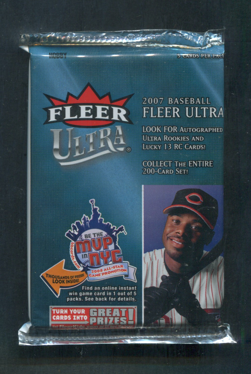 2007 Fleer Ultra Baseball Unopened Pack (Hobby) (5)