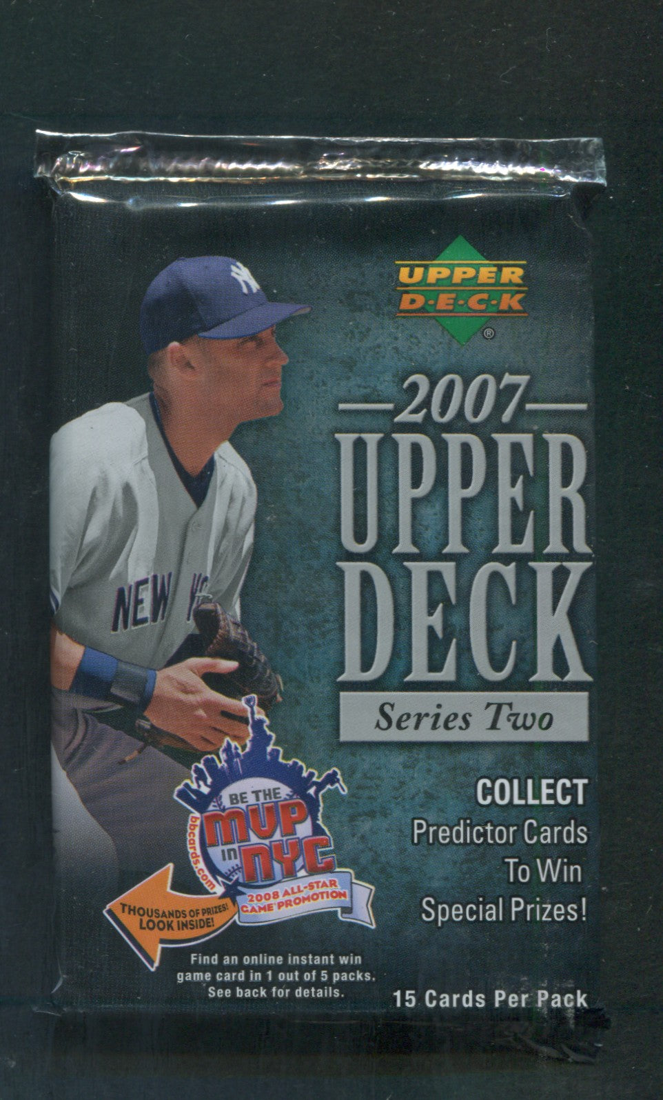 2007 Upper Deck Baseball Unopened Series 2 Pack (15)