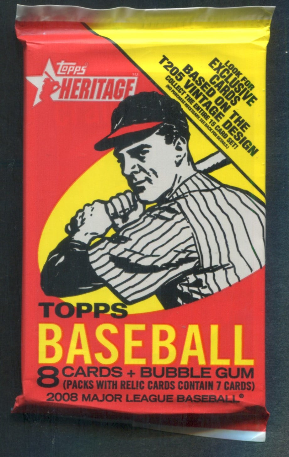 2008 Topps Heritage Baseball Unopened Pack (8)
