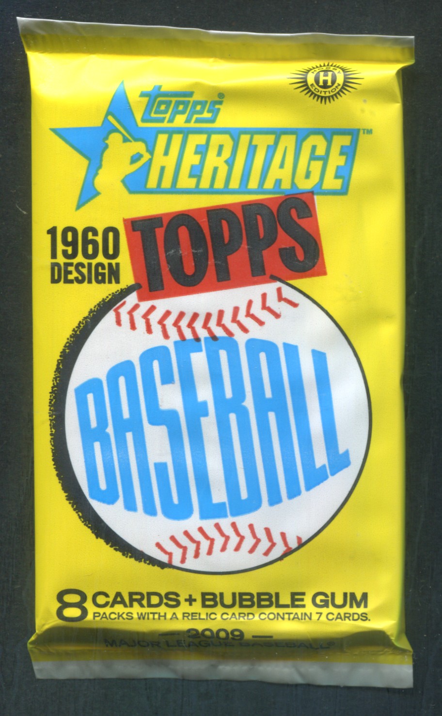 2009 Topps Heritage Baseball Unopened Pack (Hobby) (8)