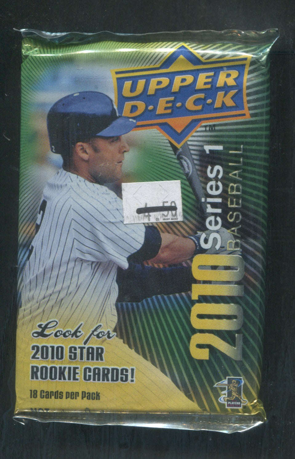 2010 Upper Deck Baseball Unopened Series 1 Jumbo Pack (18) (PS)