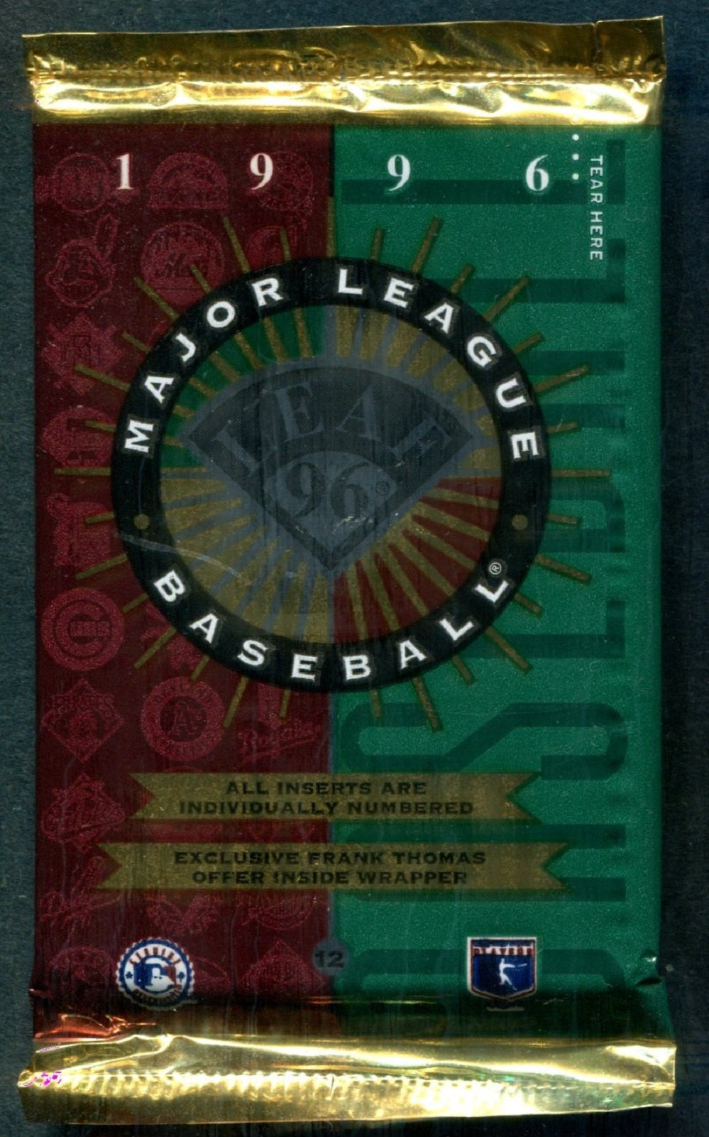 1996 Leaf Baseball Unopened Pack (Retail) (12)