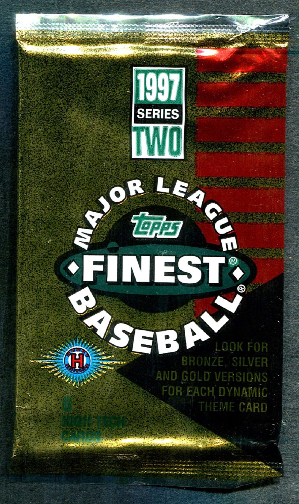 1997 Topps Finest Baseball Unopened Series 2 Pack (Hobby) (6)