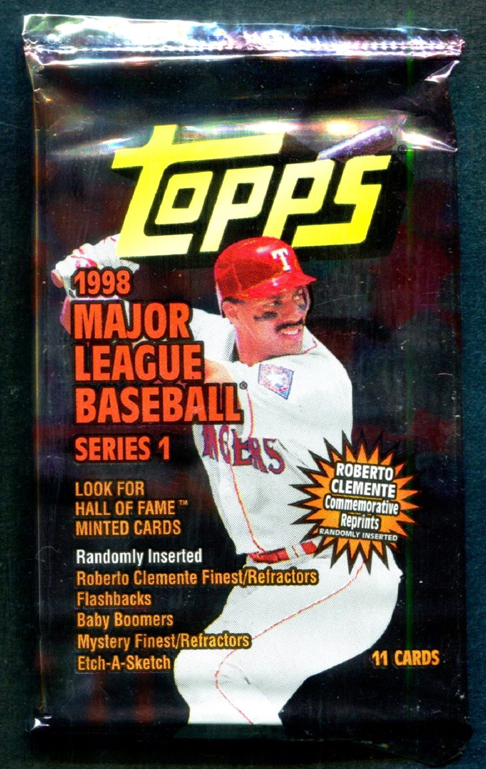 1998 Topps Baseball Unopened Series 1 Pack (11)