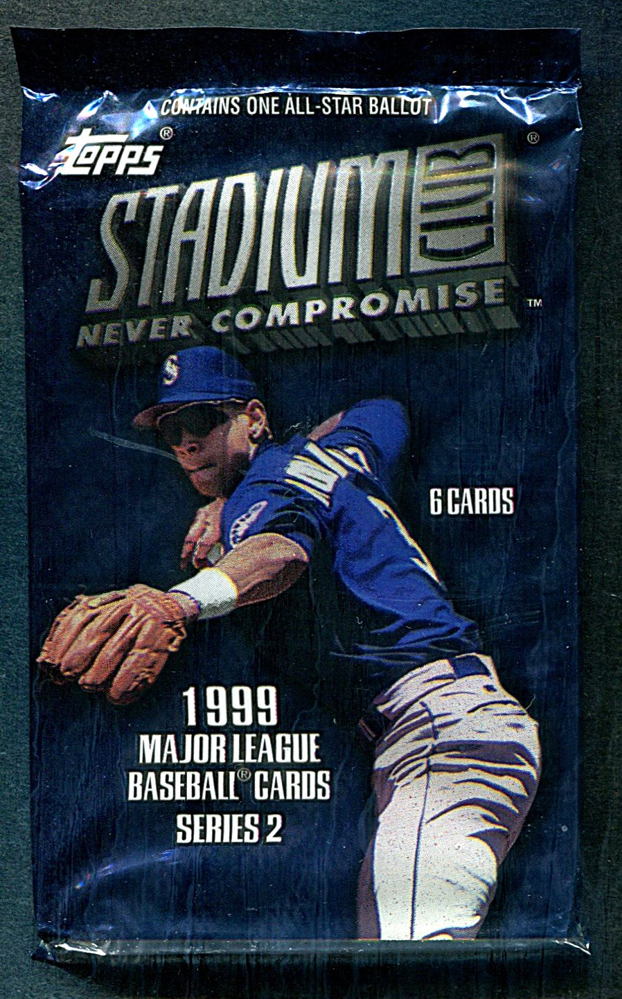 1999 Topps Stadium Club Baseball Unopened Series 2 Pack (6)