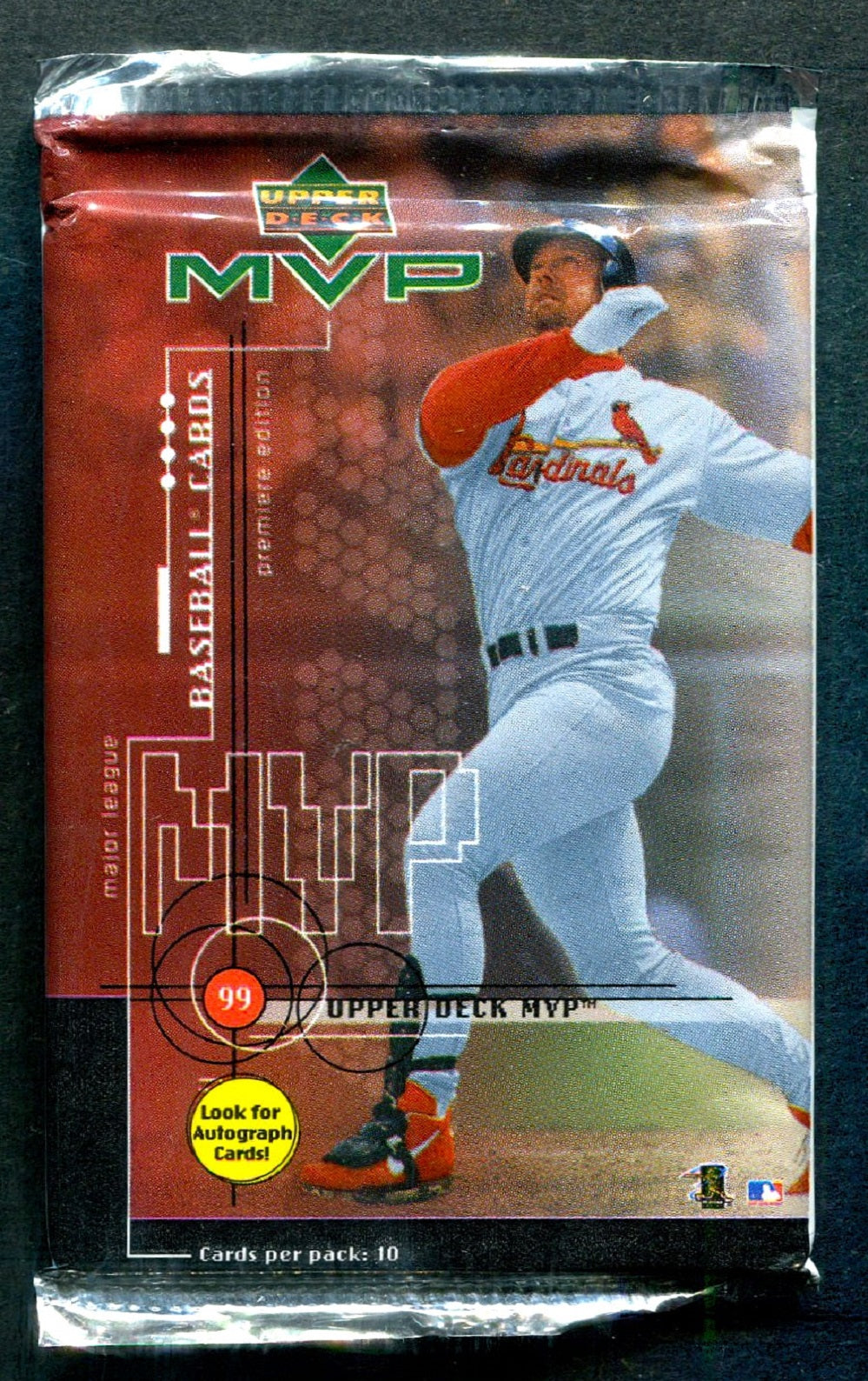 1999 Upper Deck MVP Baseball Unopened Pack (10)