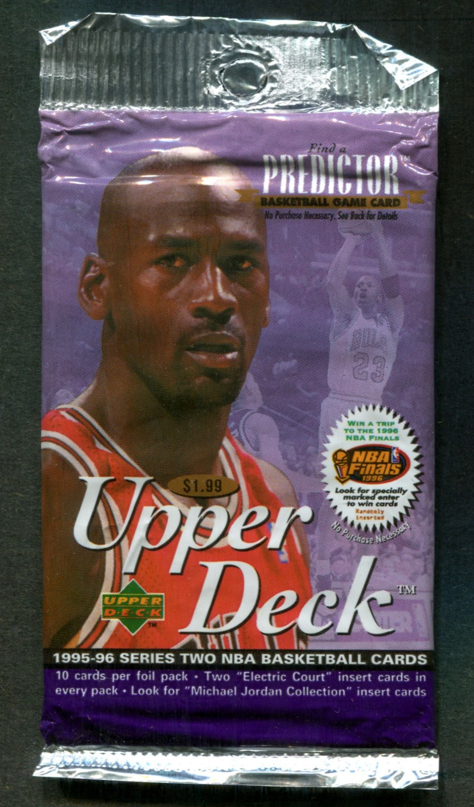 1995/96 Upper Deck Basketball Unopened Series 2 Pack (Retail) (Pre-Priced) (10)