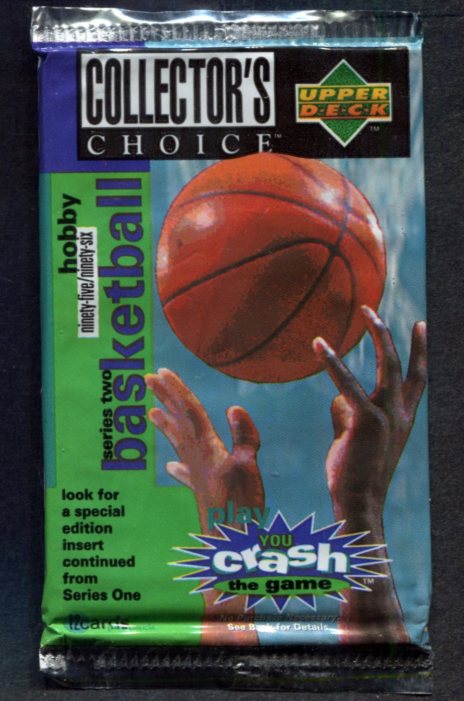 1995/96 Upper Deck Collector's Choice Basketball Unopened Series 2 Pack (Hobby) (12)