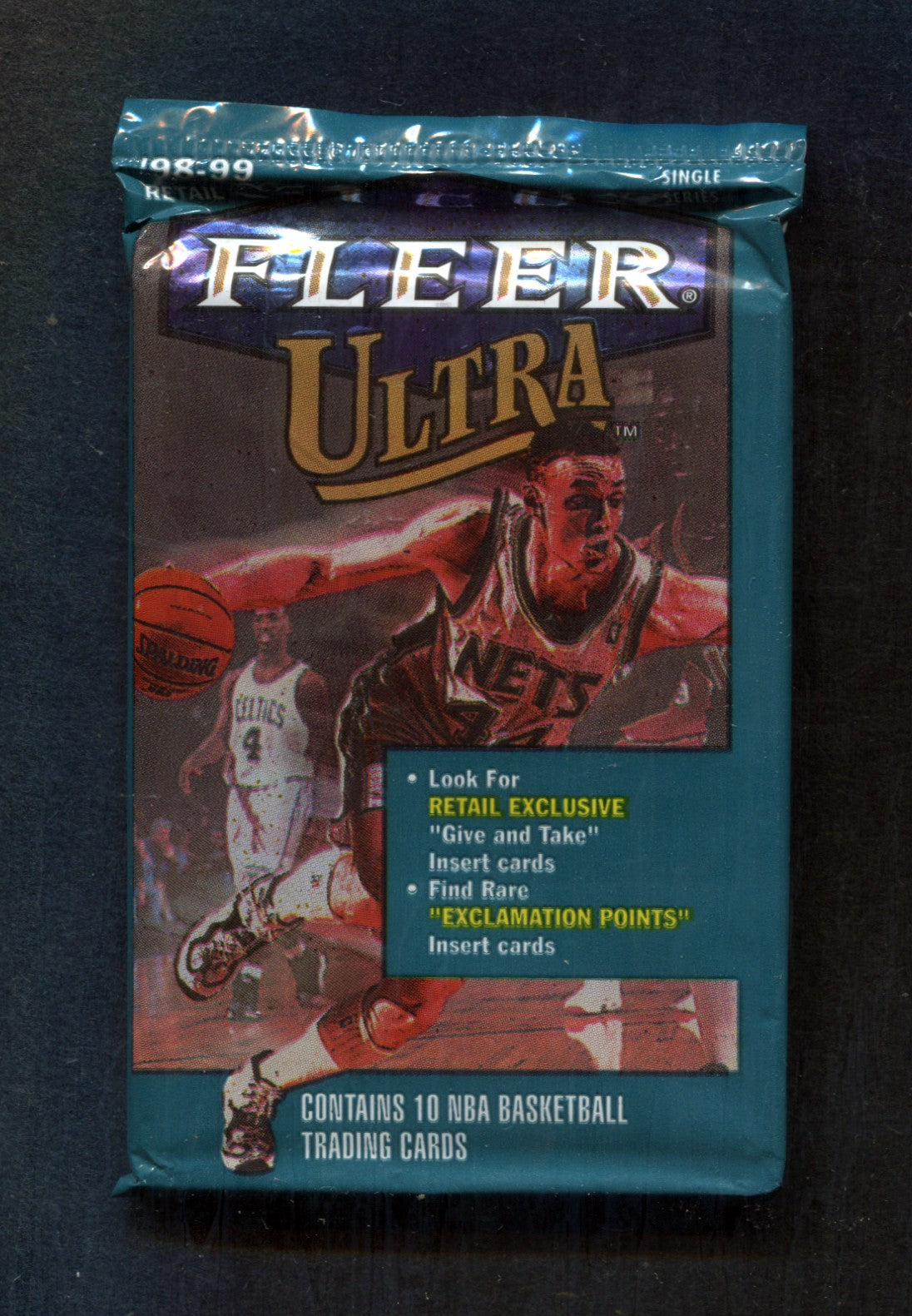 1998/99 Fleer Ultra Basketball Unopened Pack (Retail) (10)