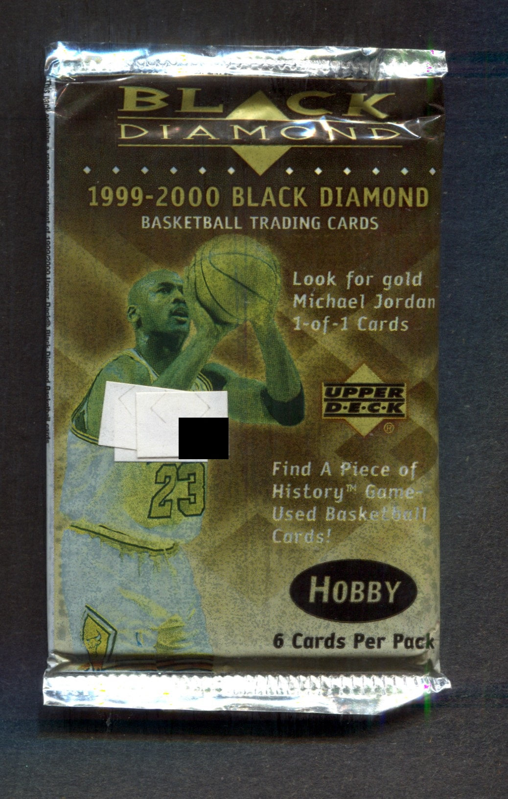 1999/00 Upper Deck Black Diamond Basketball Unopened Pack (Hobby) (PS) (6)