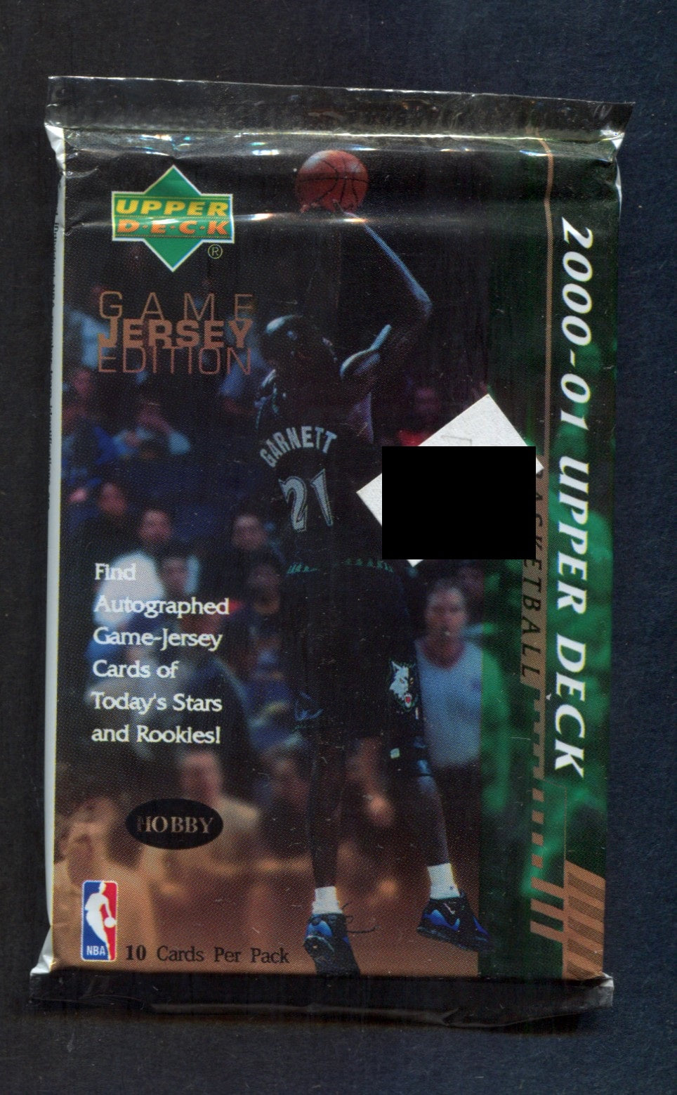 2000/01 Upper Deck Basketball Unopened Game Jersey Series 2 Pack (Hobby) (PS) (10)