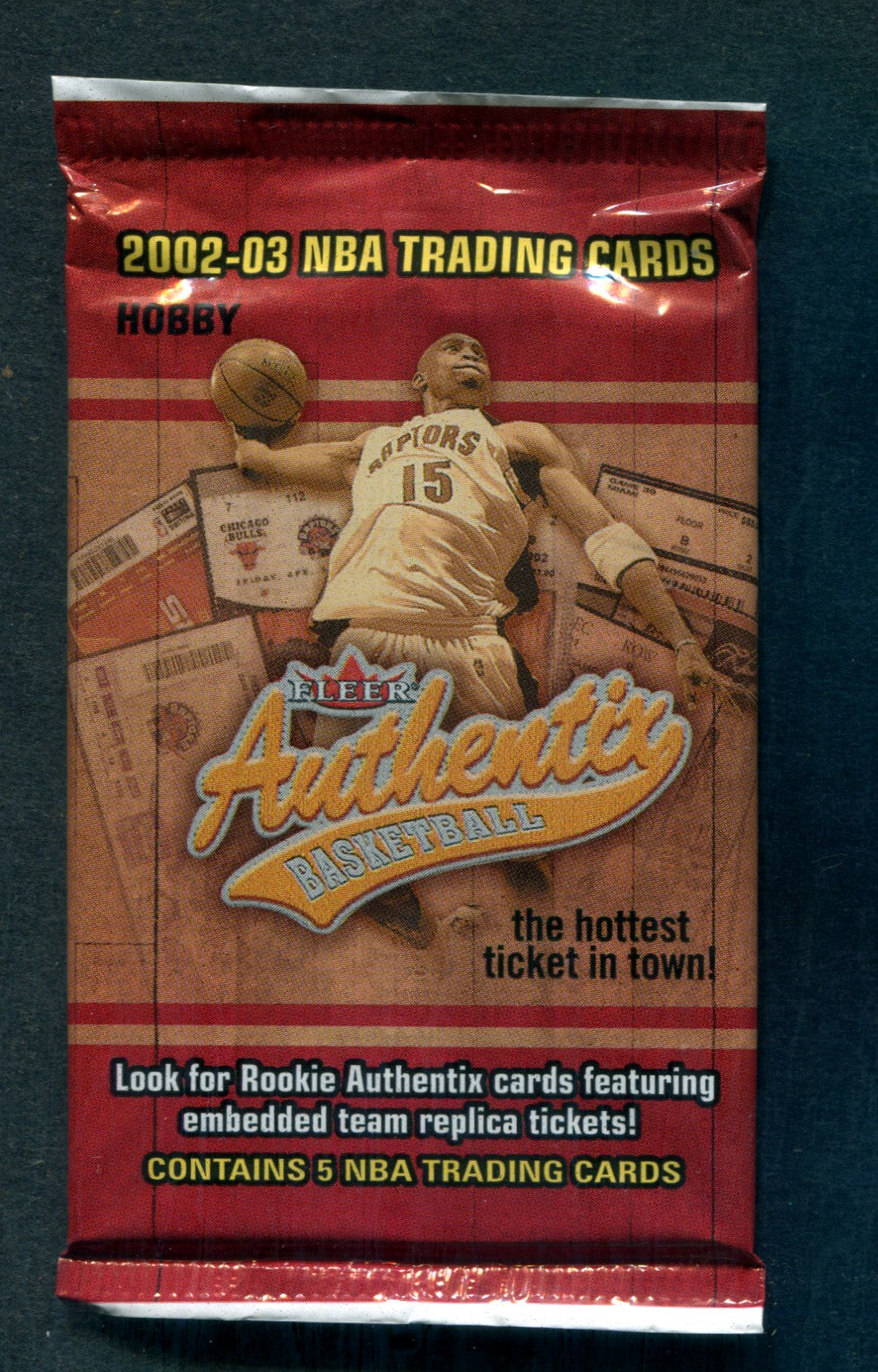 2002/03 Fleer Authentix Basketball Unopened Pack (Hobby) (5)