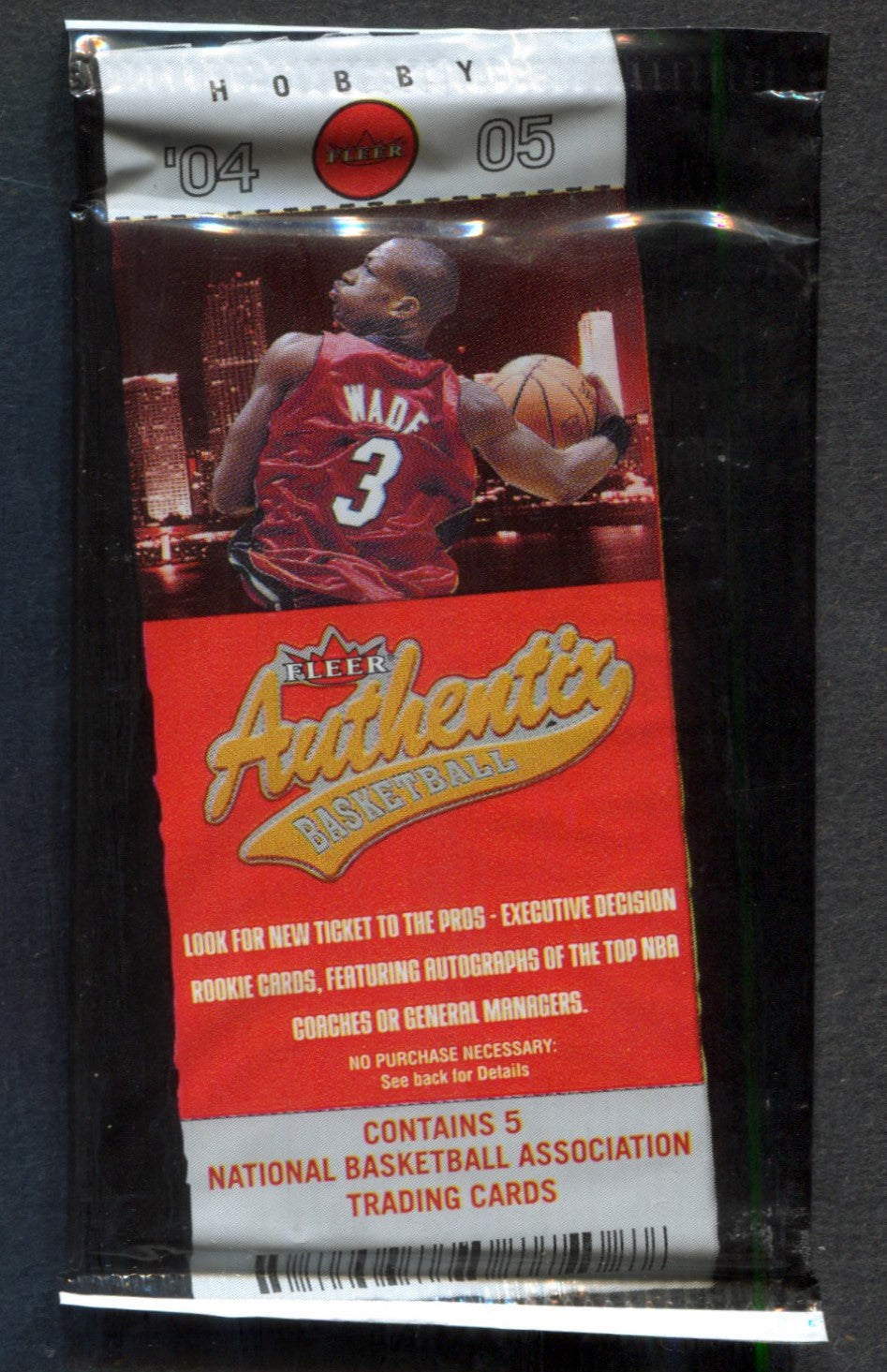 2004/05 Fleer Authentix Basketball Unopened Pack (Hobby) (5)