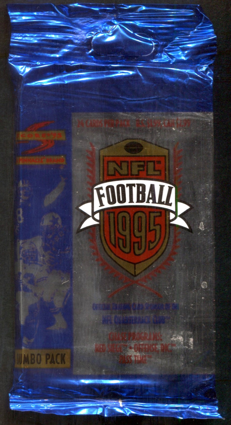 1995 Score Football Unopened Pack (Jumbo) (Pre-Priced) (24)