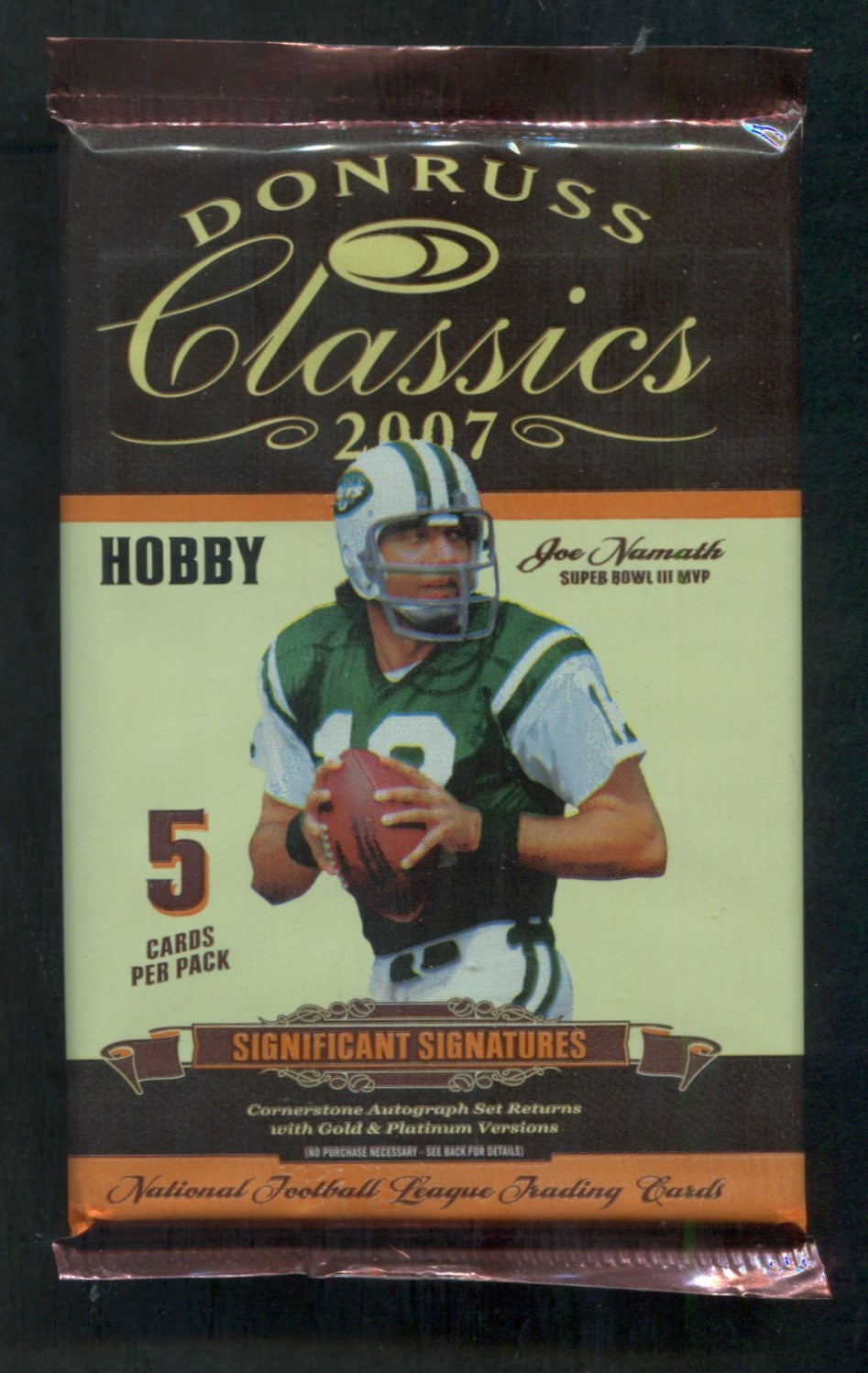2007 Donruss Classics Football Unopened Pack (Hobby) (5)