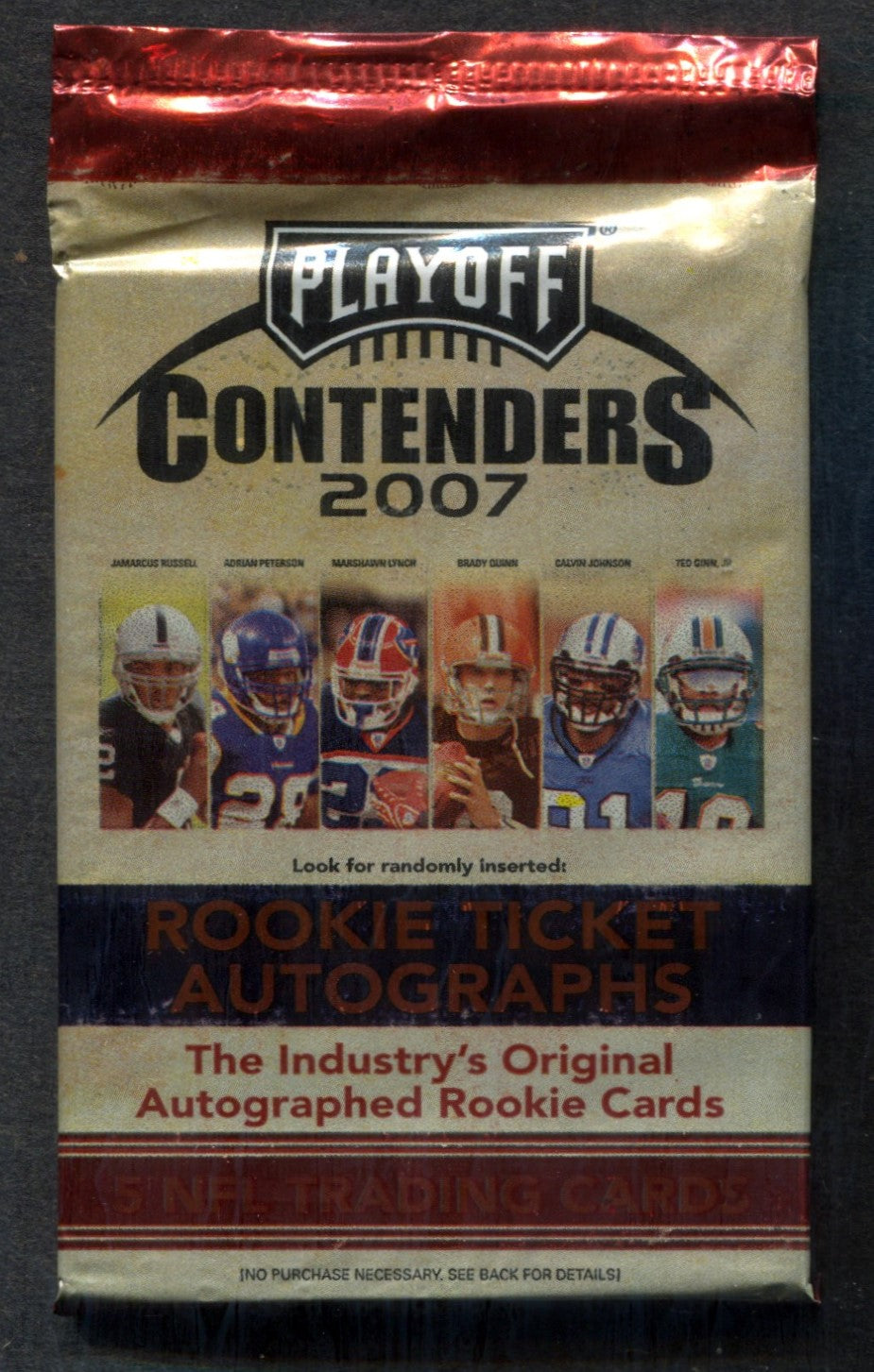 2007 Playoff Contenders Football Unopened Pack (Hobby) (5)