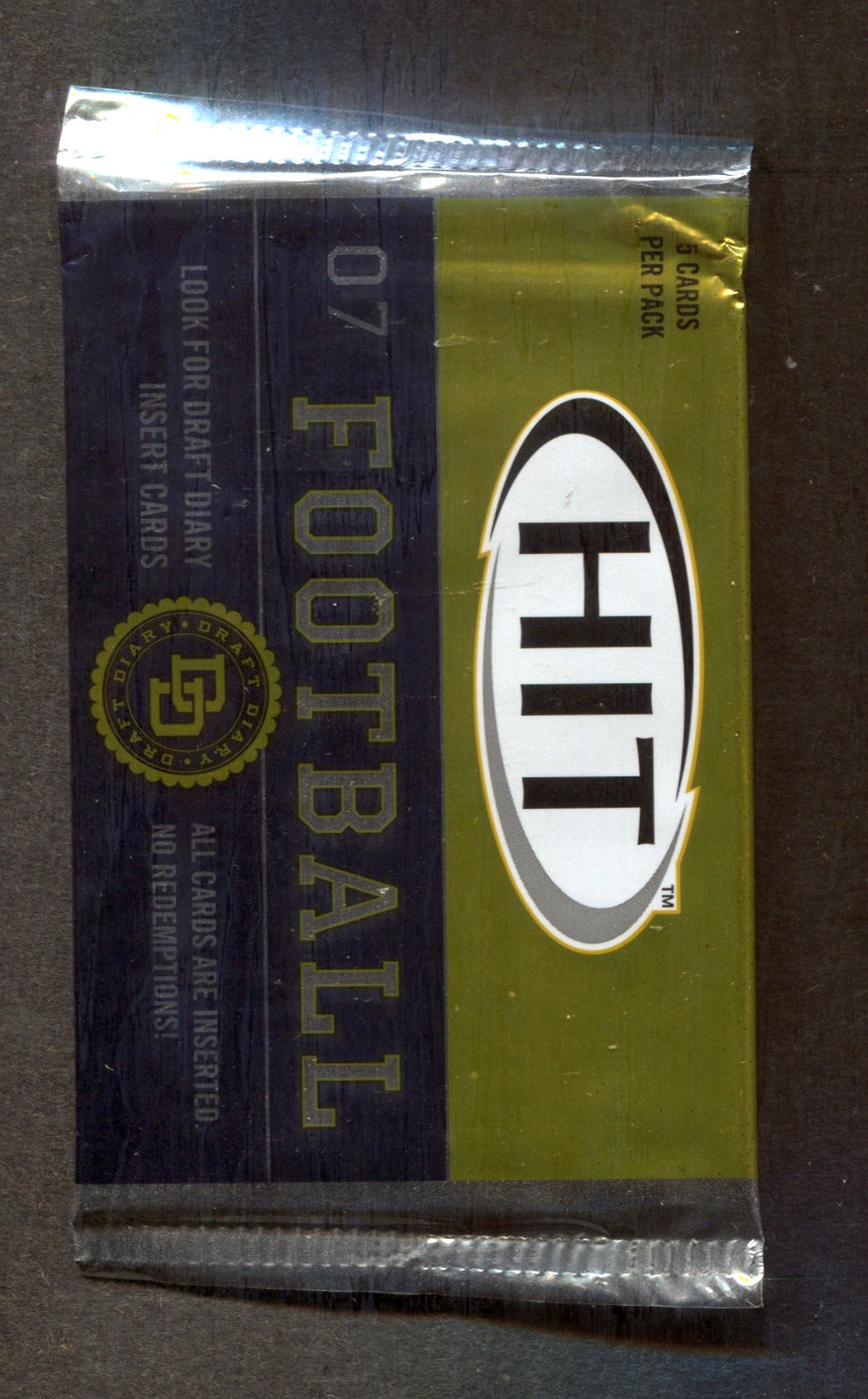 2007 Sage Hit Football Unopened Pack (5)