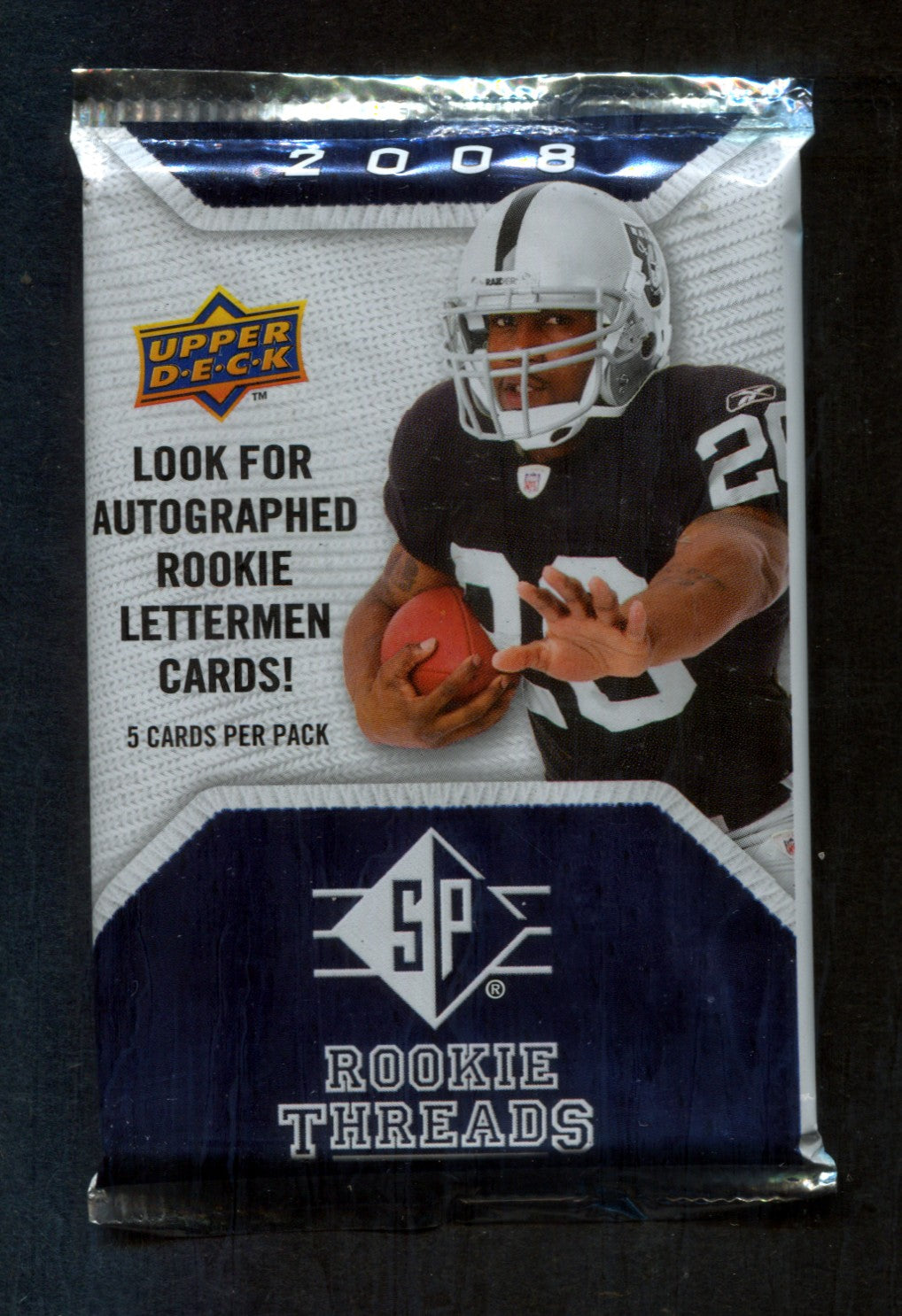 2008 Upper Deck SP Rookie Threads Football Unopened Pack (5)