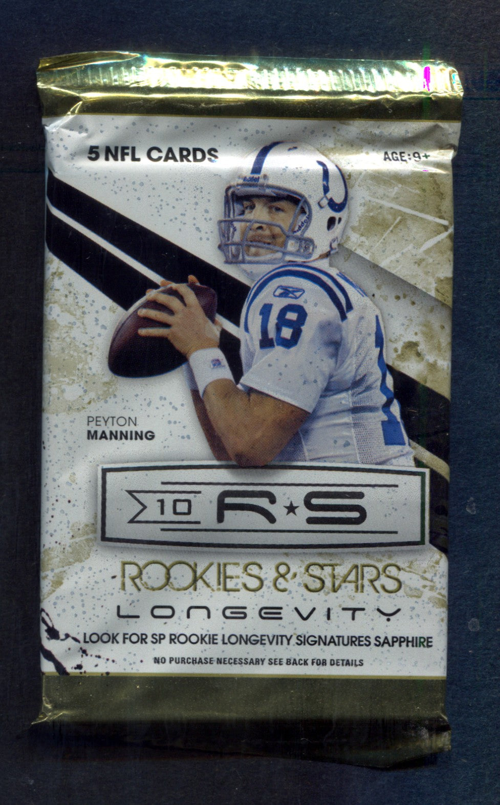 2010 Panini Rookies & Stars Longevity Football Unopened Pack (5)