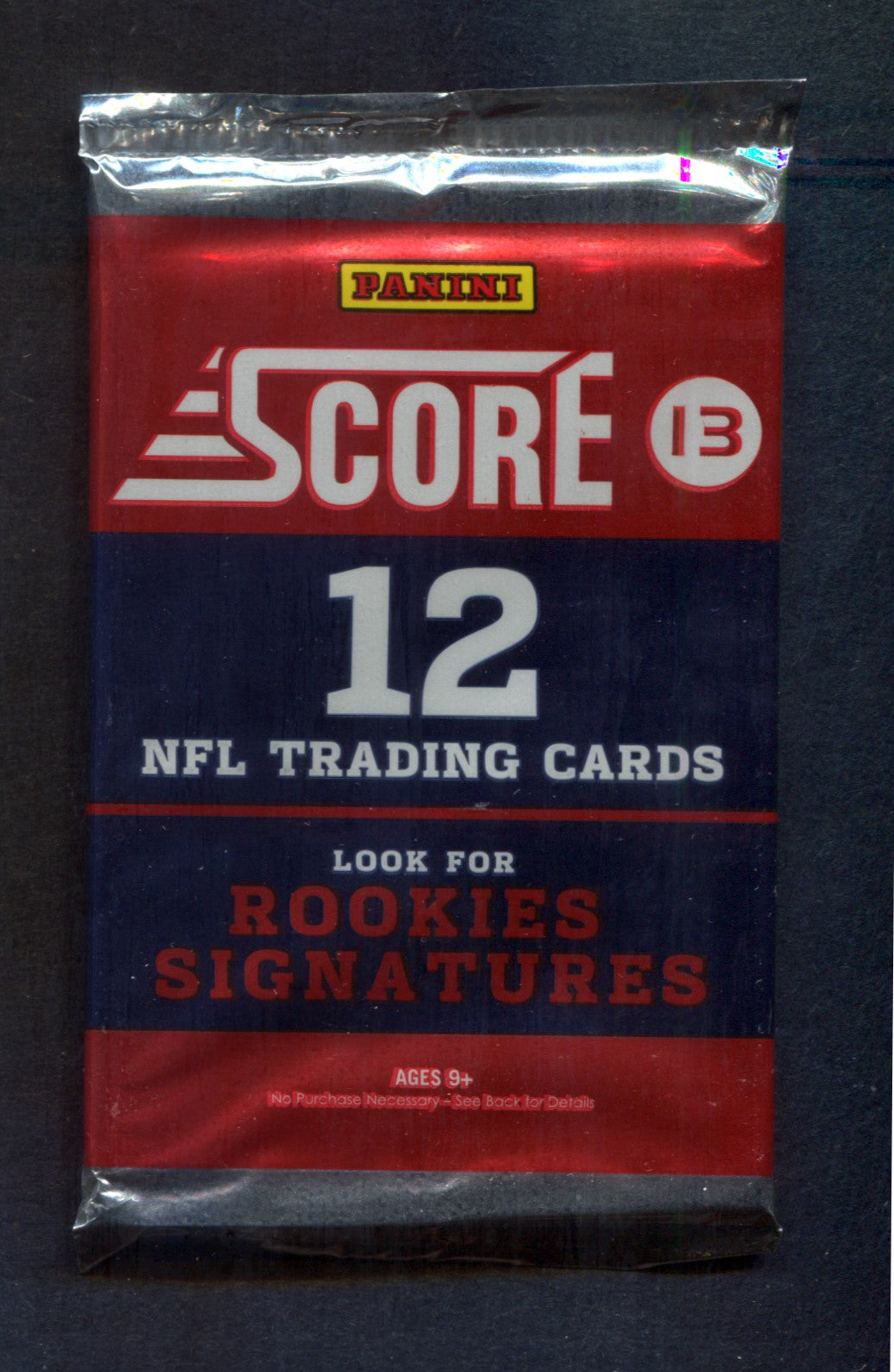 2013 Panini Score Football Unopened Pack (12)