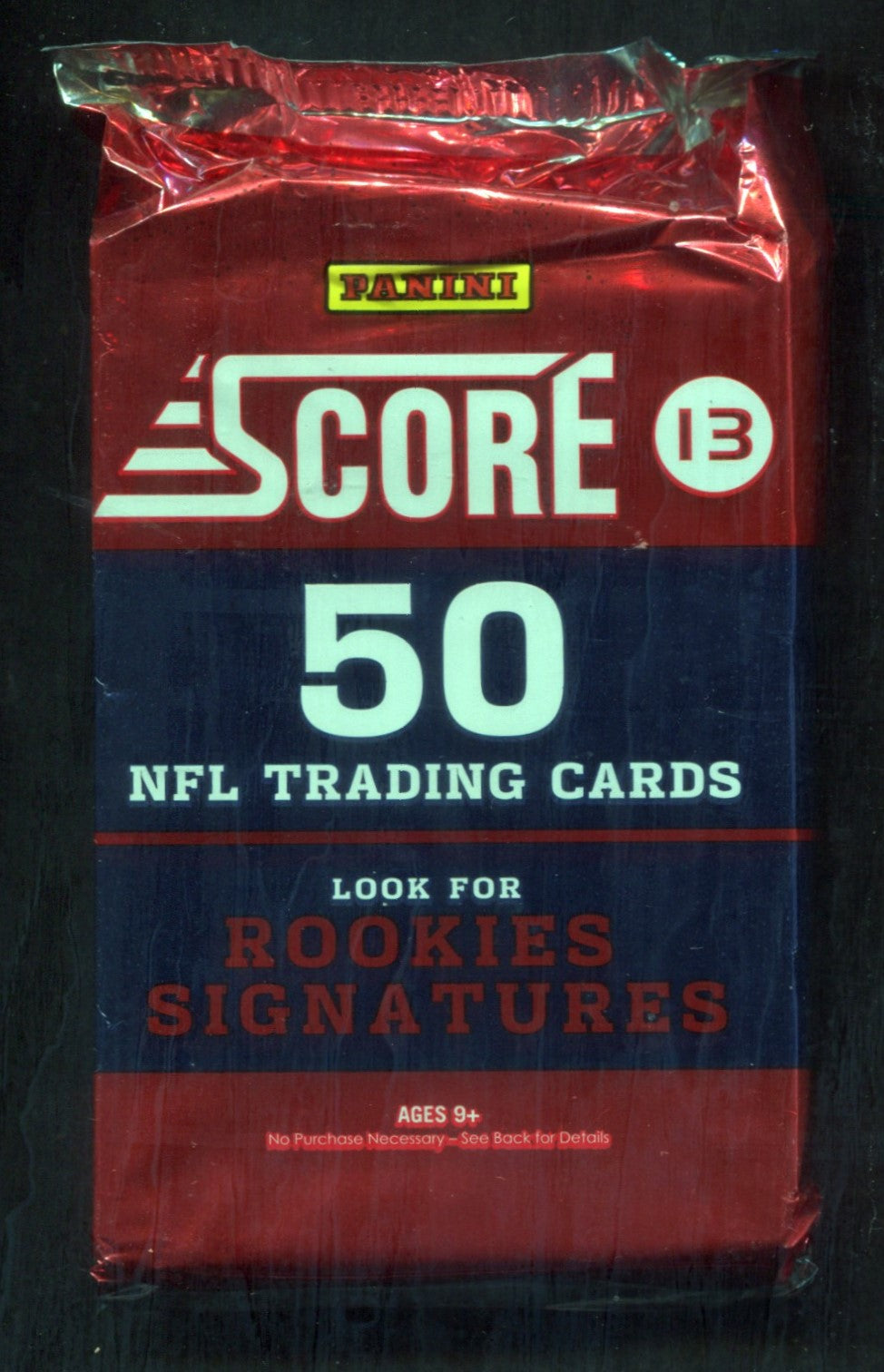 2013 Panini Score Football Unopened Jumbo Pack (50)