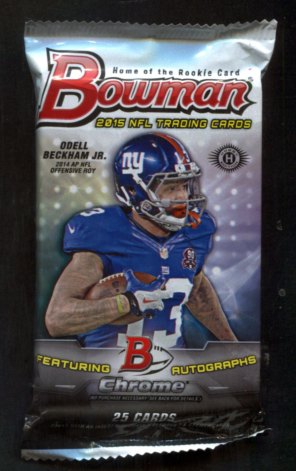 2015 Bowman Football Unopened Pack (Hobby) (25)