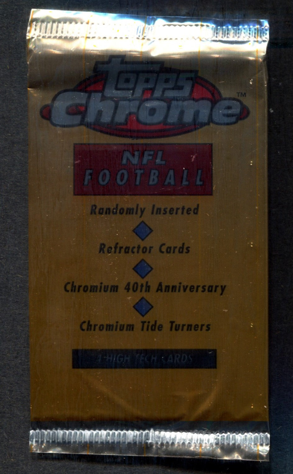 1996 Topps Chrome Football Unopened Pack (4)