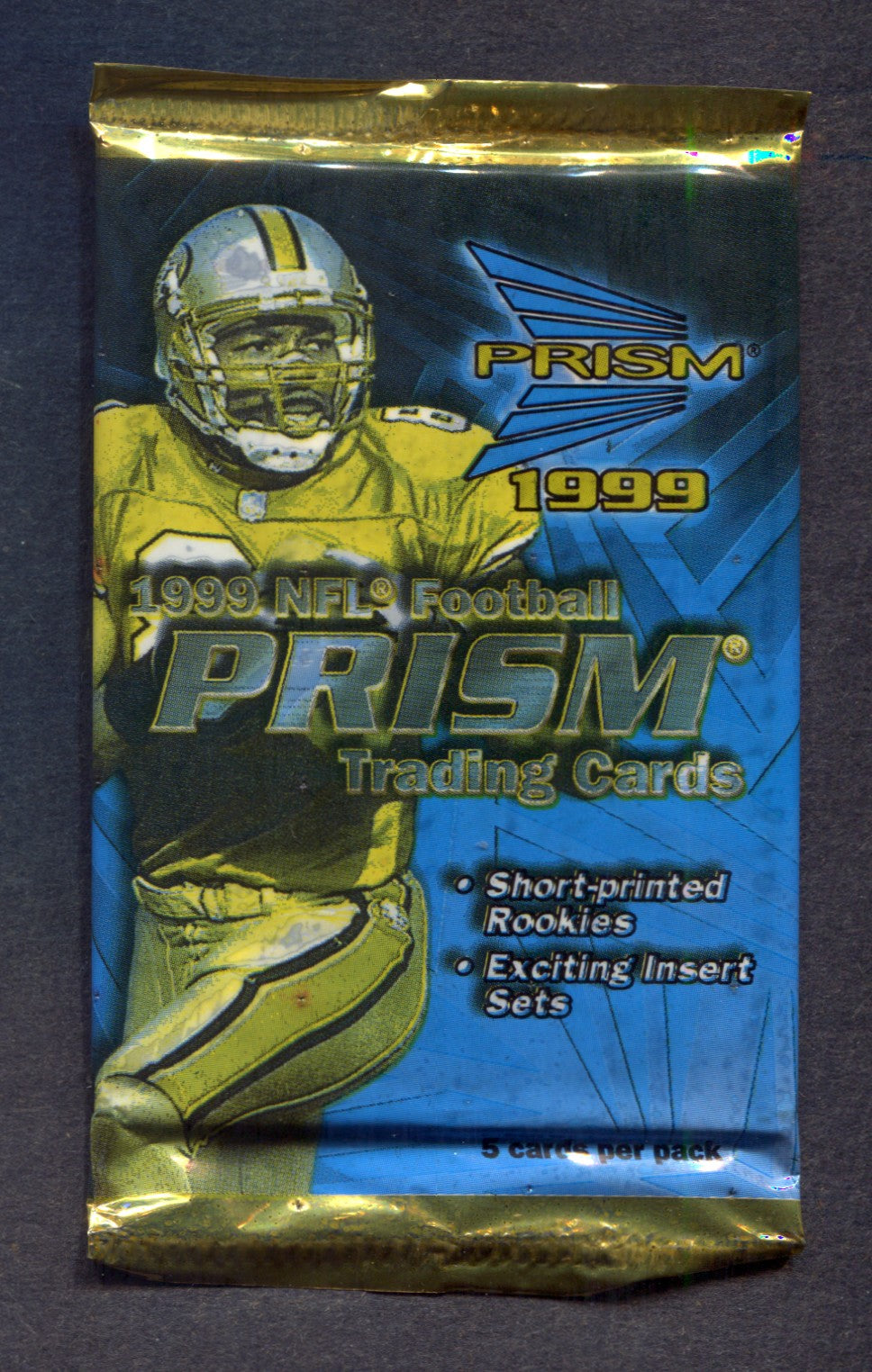 1999 Pacific Prism Football Unopened Pack (5)