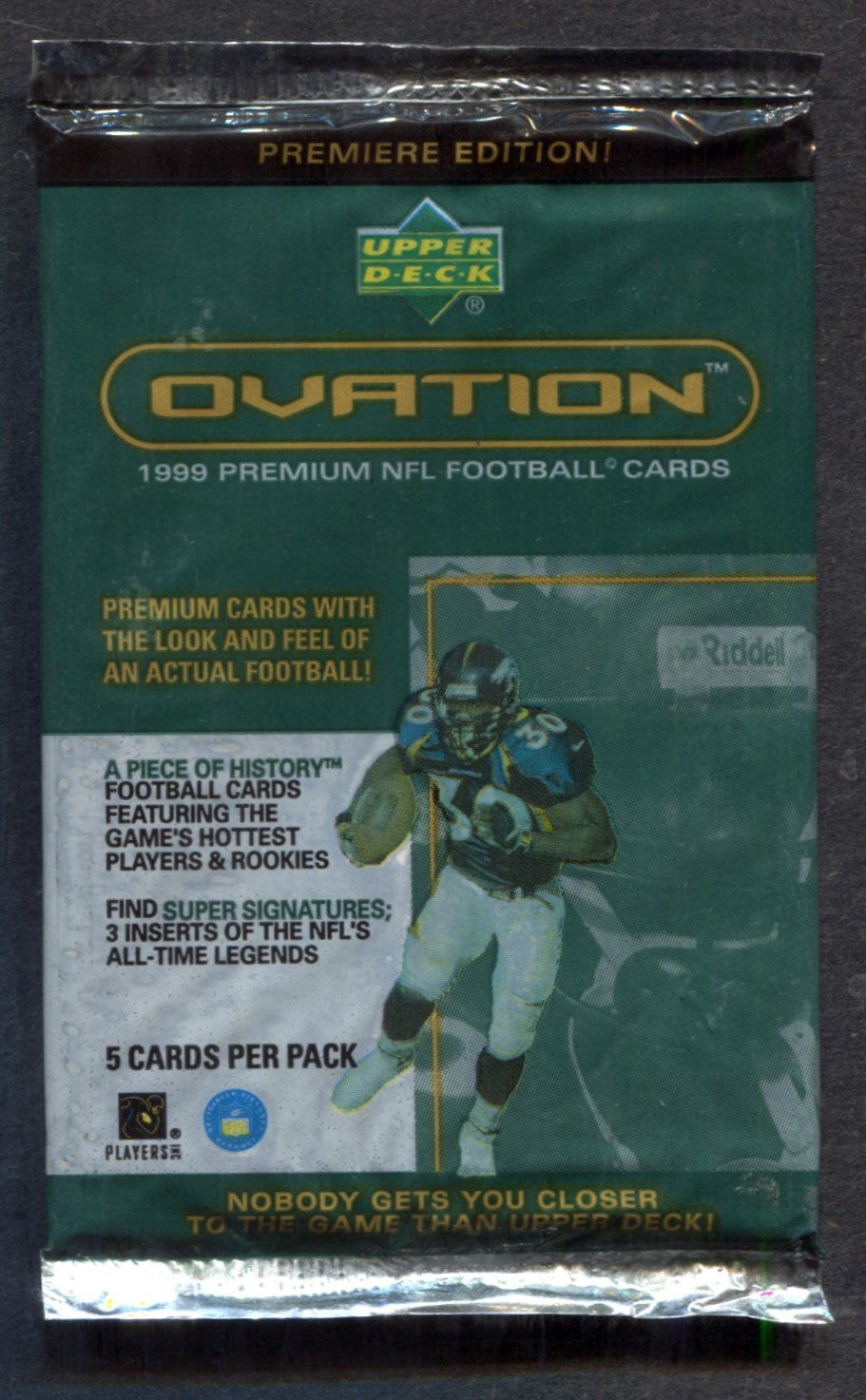 1999 Upper Deck Ovation Football Unopened Pack (5)