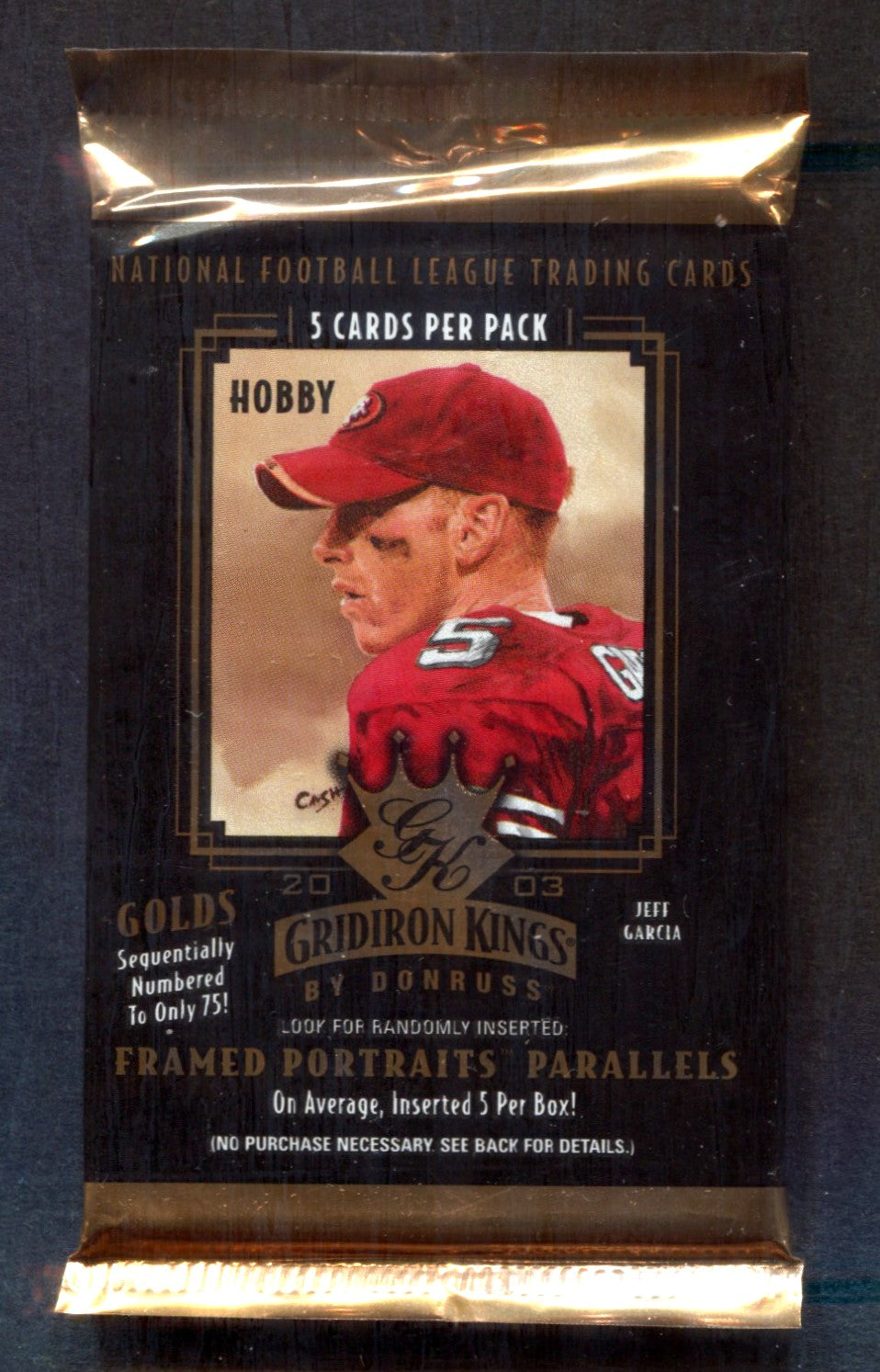 2003 Donruss Gridiron Kings Football Unopened Pack (Hobby) (5)