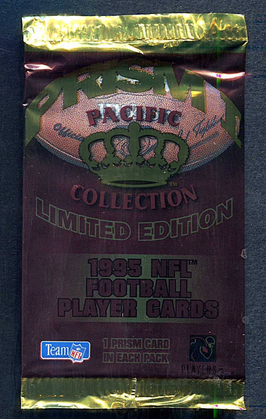 1995 Pacific Prism I Football Unopened Pack (1)