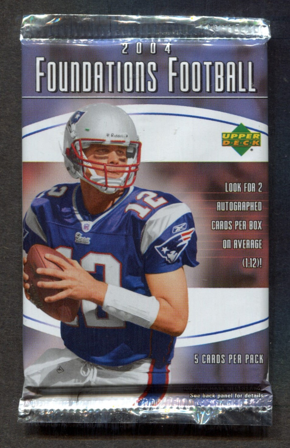 2004 Upper Deck Foundations Football Unopened Pack (5)