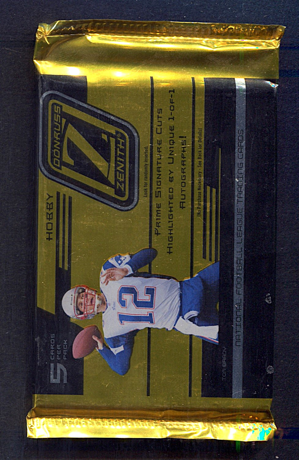 2005 Donruss Zenith Football Unopened Pack (Hobby) (5)