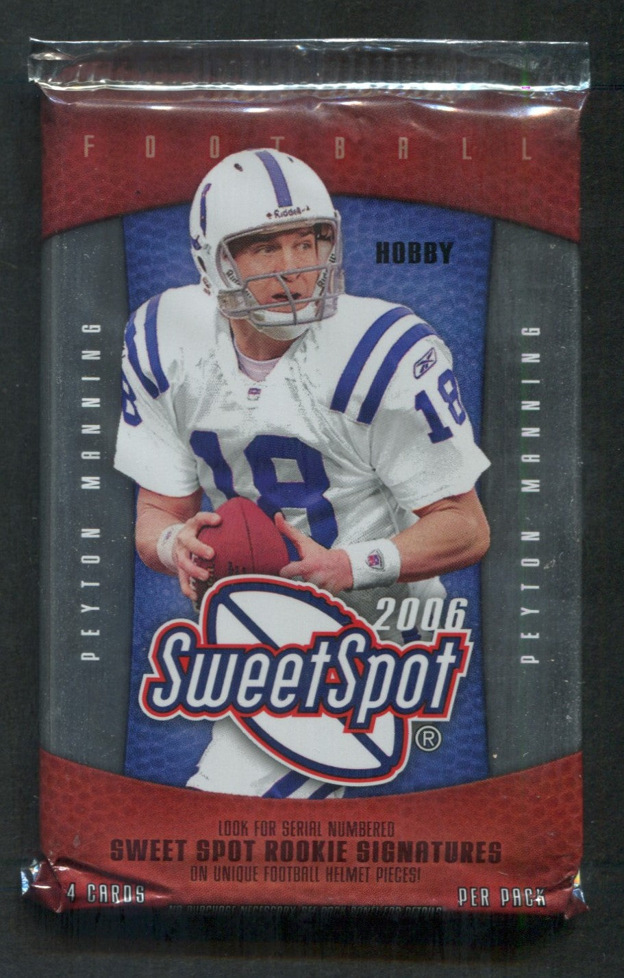 2006 Upper Deck Sweet Spot Football Unopened Pack (Hobby) (4)