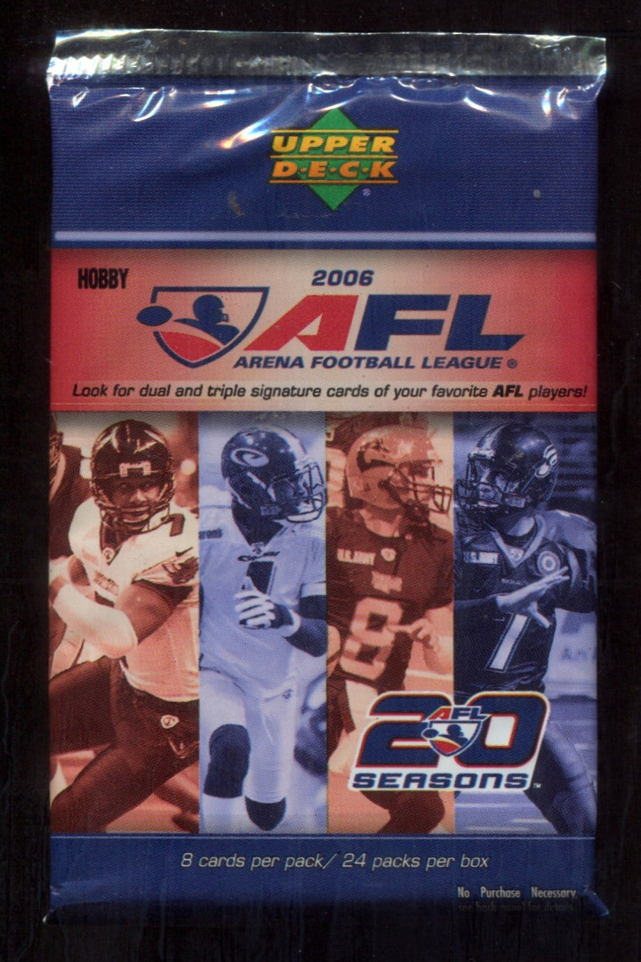 2006 Upper Deck AFL Football Unopened Pack (Hobby) (8)