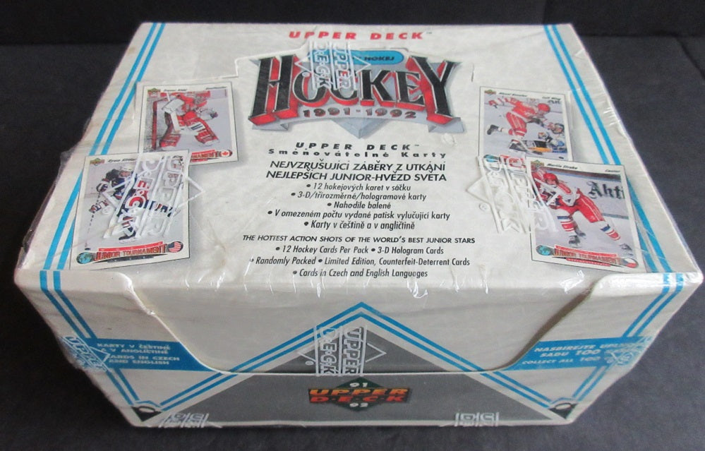 1991/92 Upper Deck World Juniors Hockey Box (Czech)