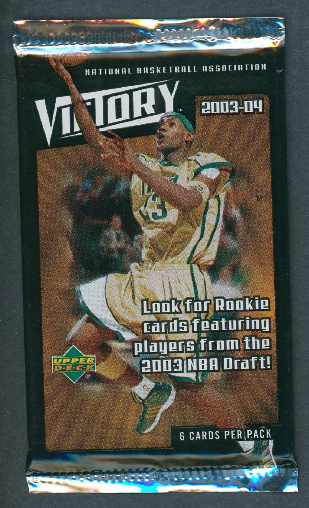 2003/04 Upper Deck Victory Basketball Unopened Pack (Retail) (6 Cards)
