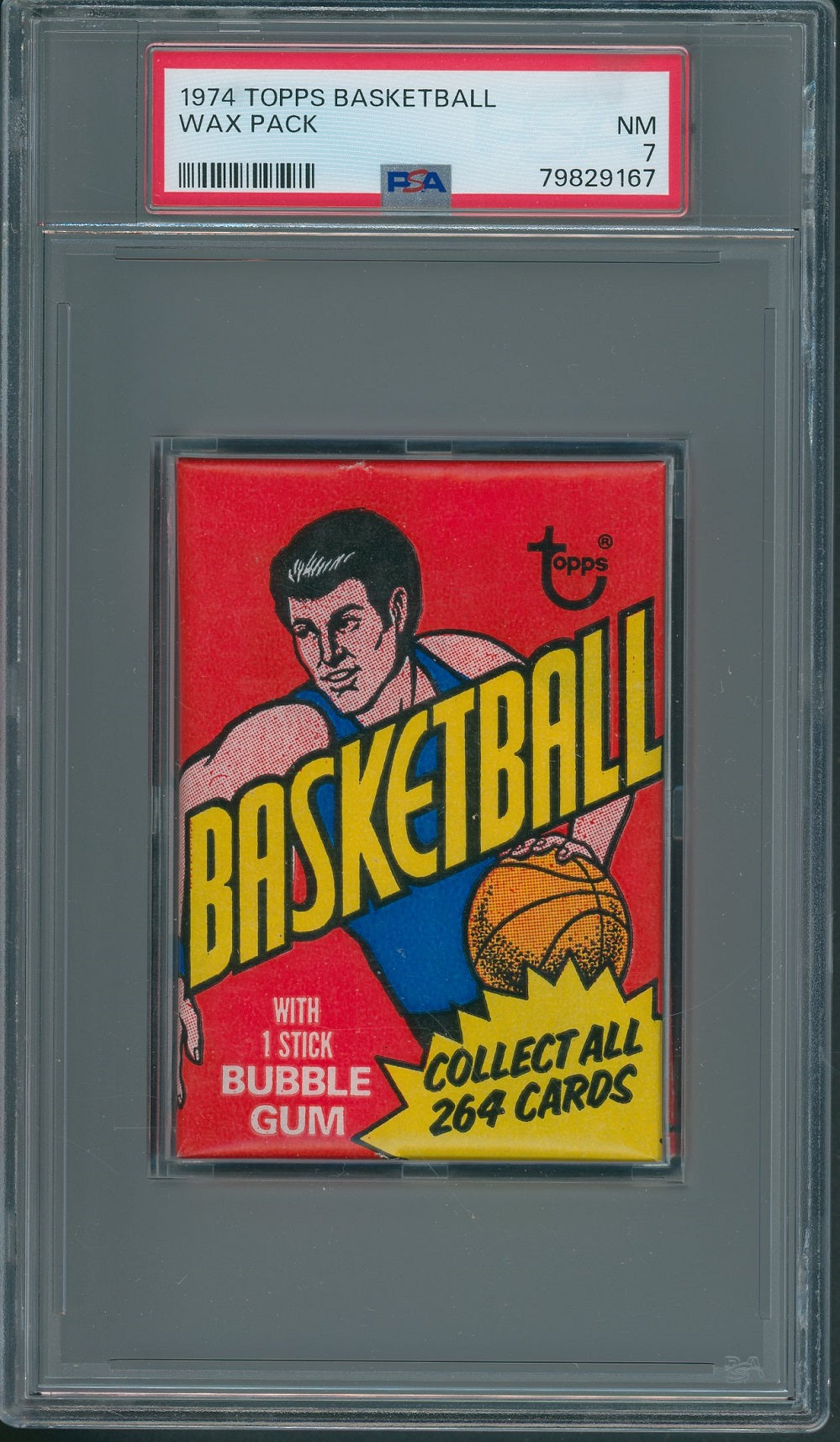 1974 1974/75 Topps Basketball Unopened Wax Pack PSA 7 *9167