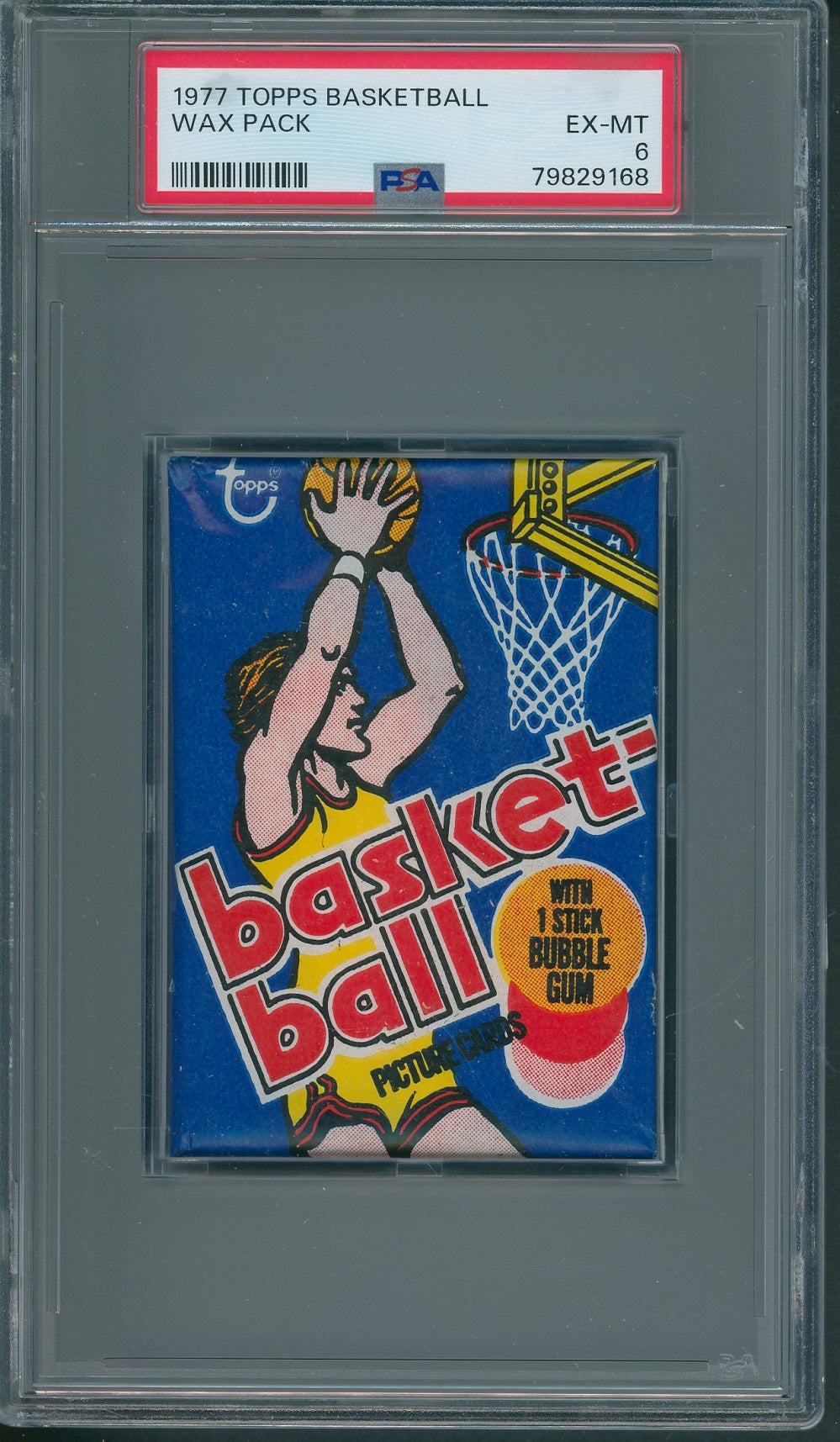 1977 1977/78 Topps Basketball Unopened Wax Pack PSA 6 *9168