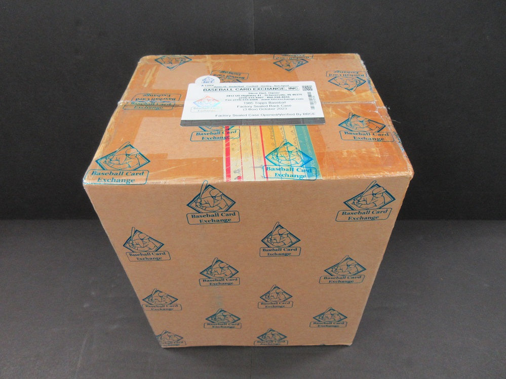 1985 Topps Baseball Factory Sealed Rack Case (3 Box) (BBCE) (A13864)