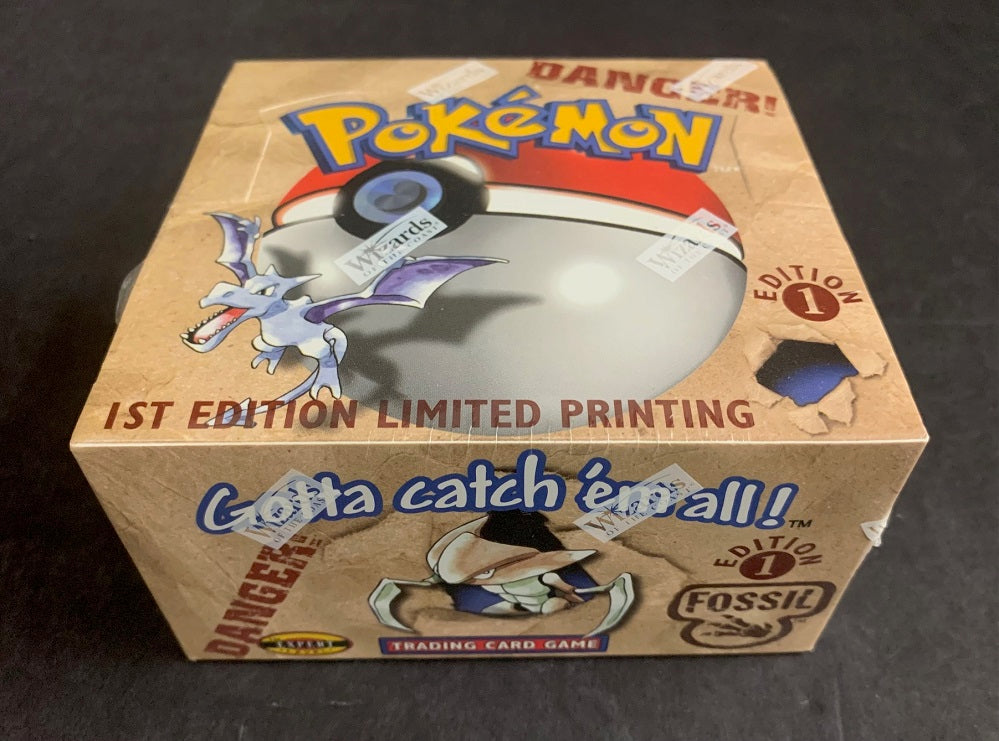 1999 WOTC Pokemon Fossil Unopened Booster Box (1st Edition) (English) Baseball Card Exchange 1999 WOTC Pokemon Fossil Unopened Booster Box (1st Edition) (English) Baseball Card Exchange