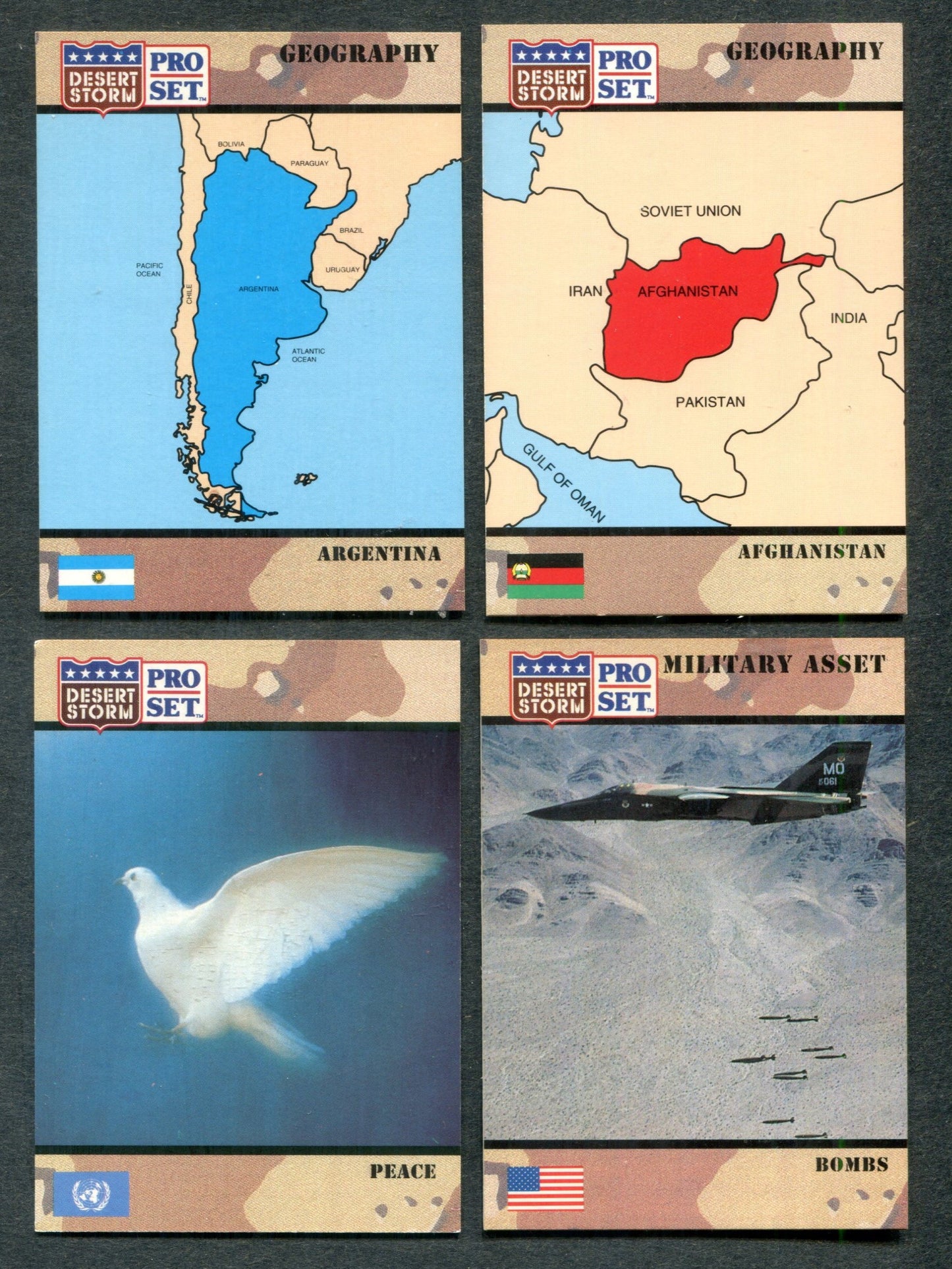 1991 Pro Set Desert Storm Complete Set (253)