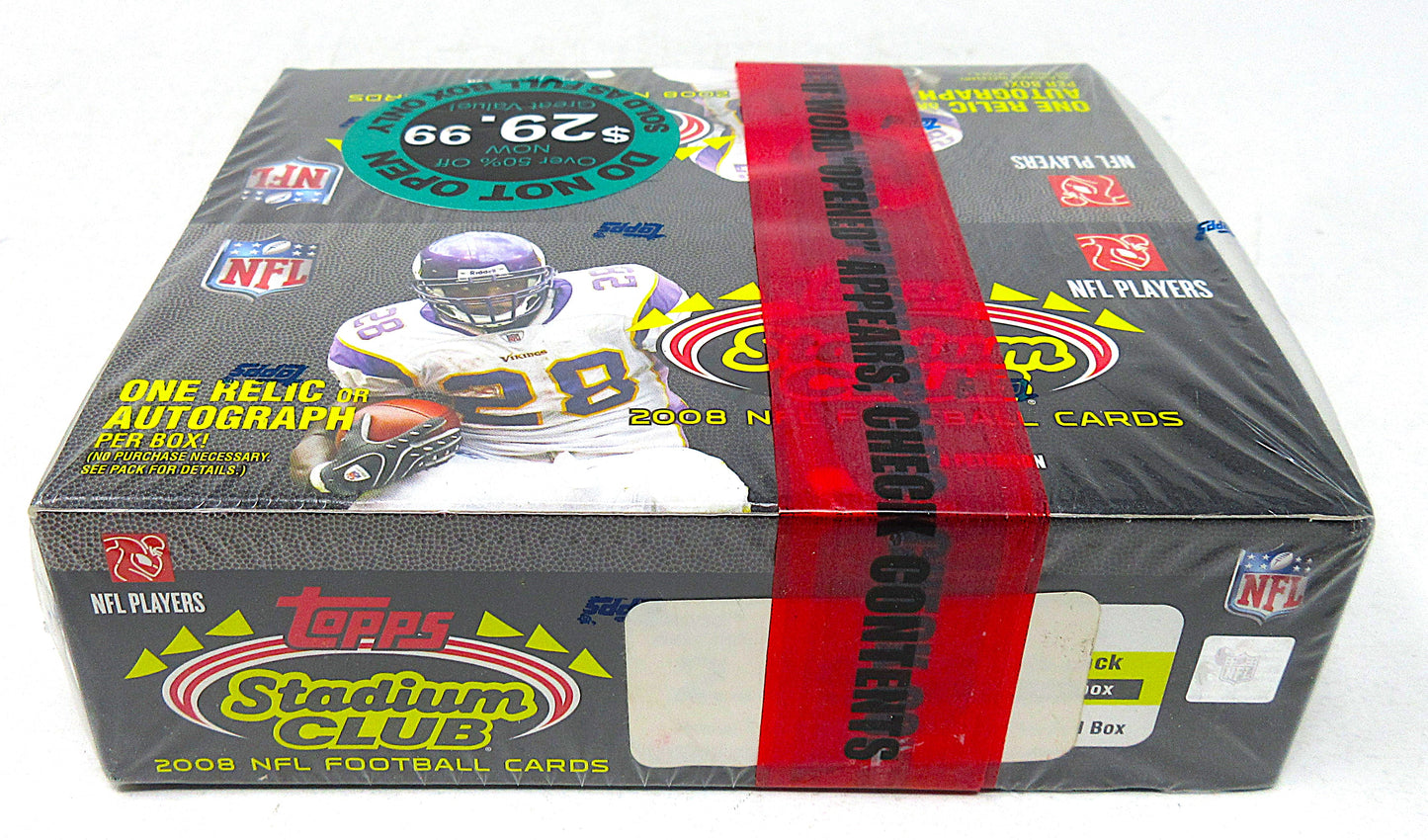 2008 Topps Stadium Club Football Box (Retail) (24/8)