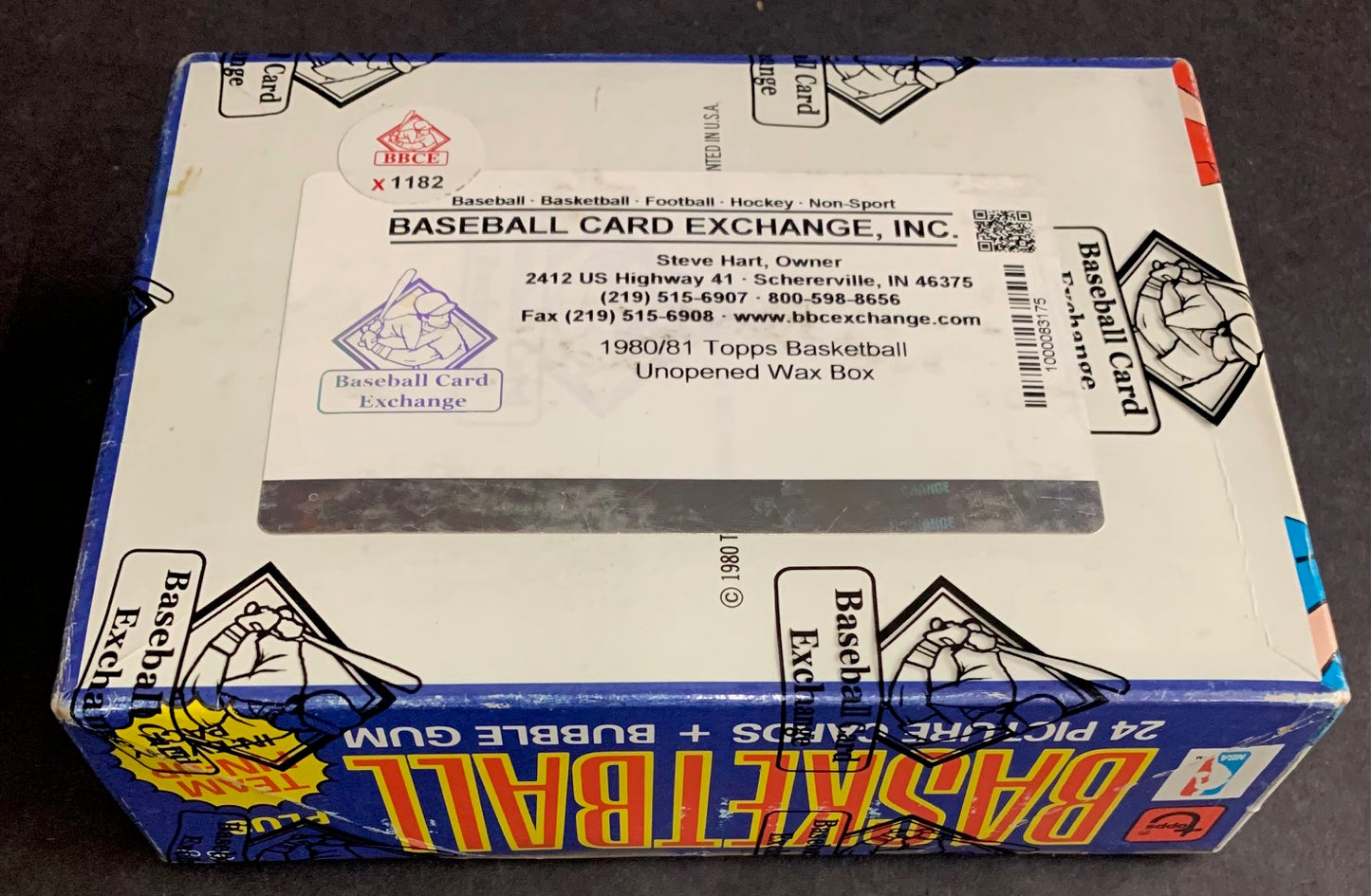1980/81 Topps Basketball Unopened Wax Box (BBCE)