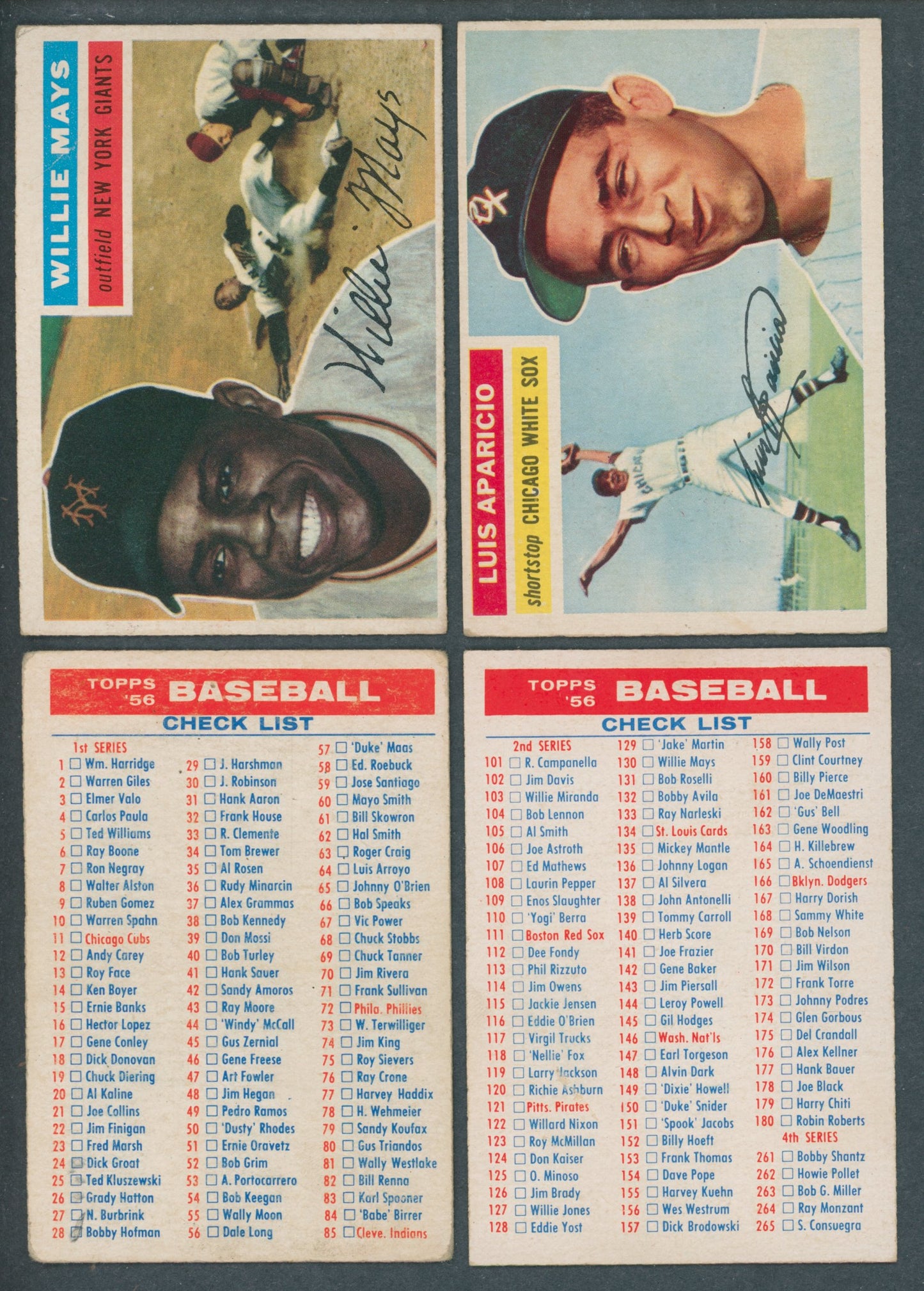 1956 Topps Baseball Near Set (340/342) VG VG/EX (Read) (22-005)