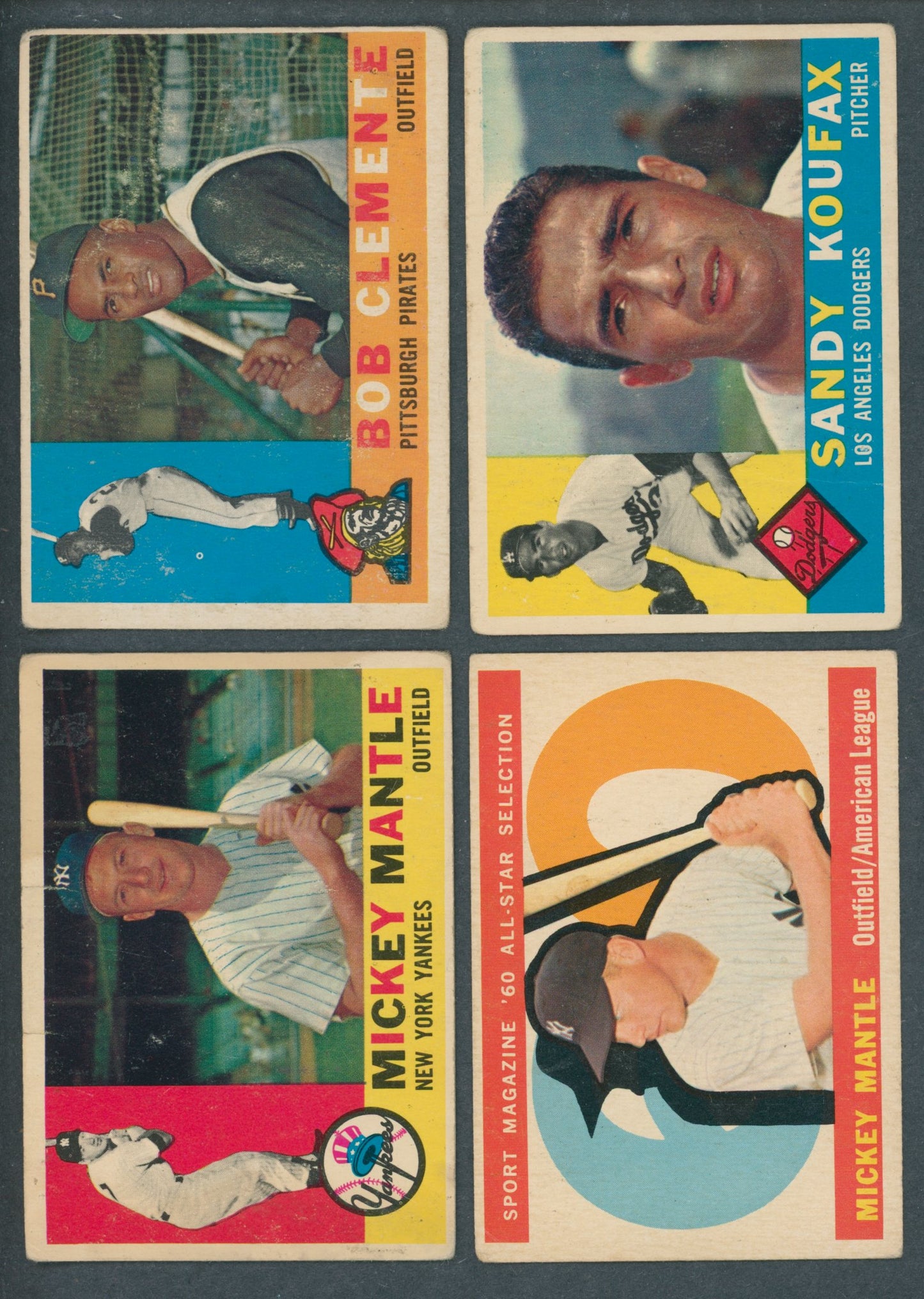 1960 Topps Baseball Complete Set (572) VG/EX (22-006)